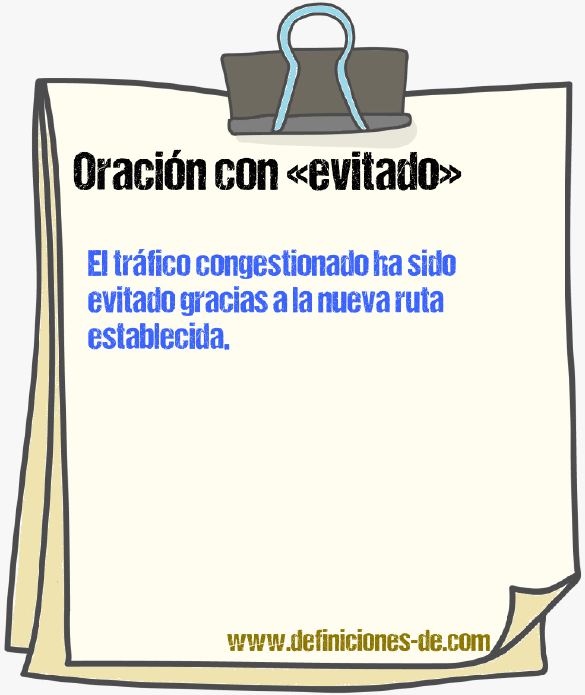 Ejemplos de oraciones con evitado