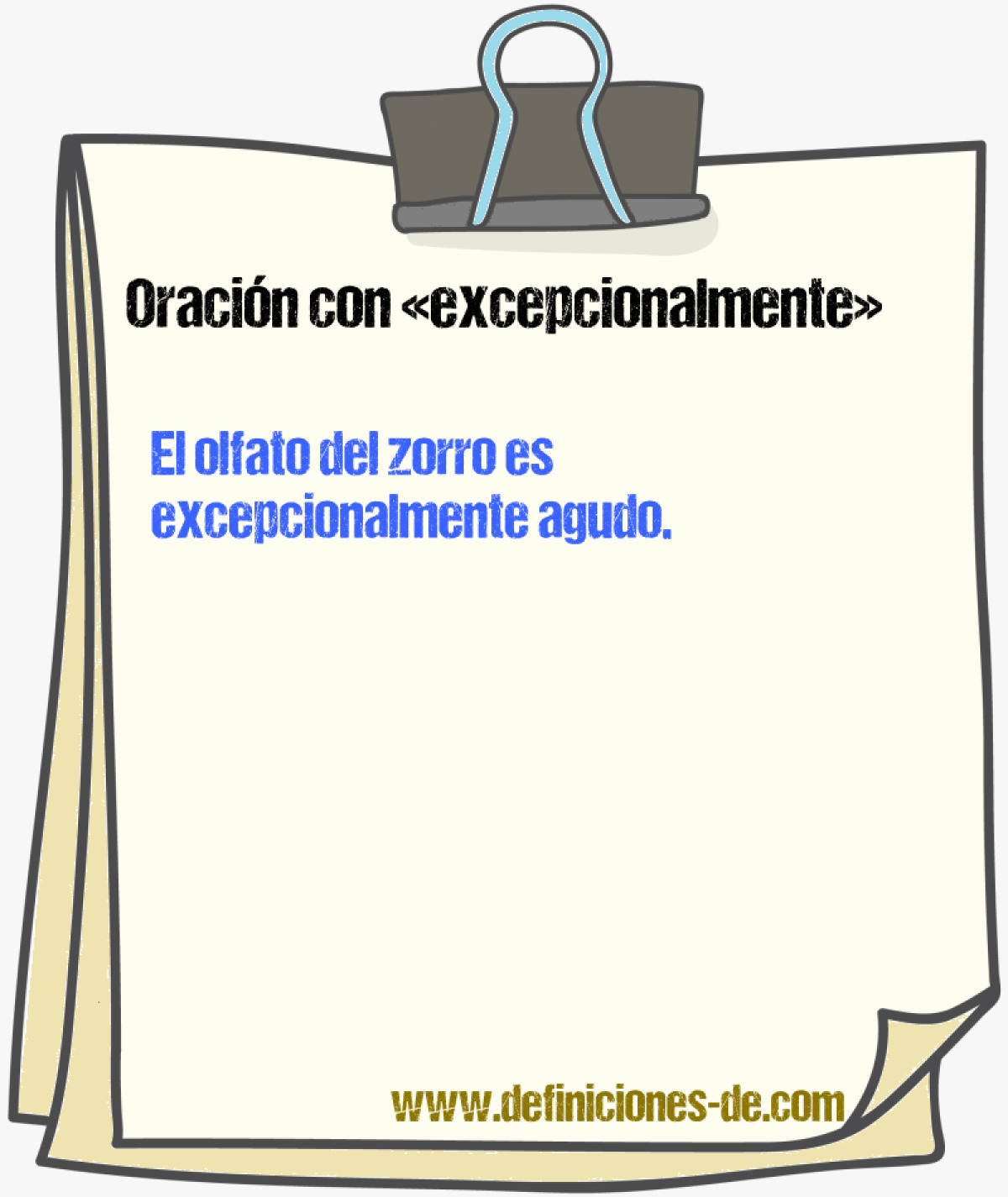 Ejemplos de oraciones con excepcionalmente