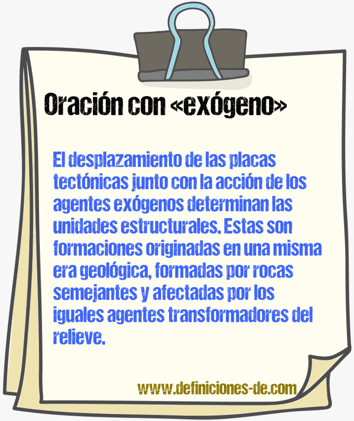 Ejemplos de oraciones con exgeno