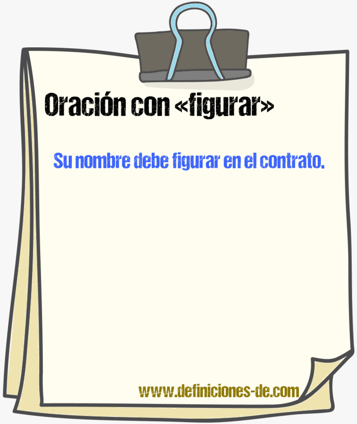 Ejemplos de oraciones con figurar