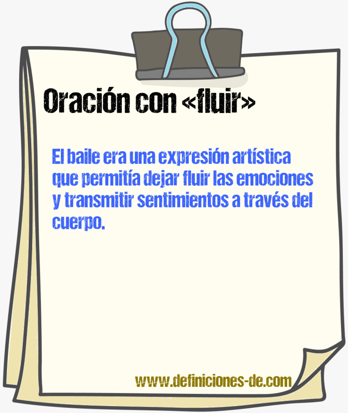 Ejemplos de oraciones con fluir