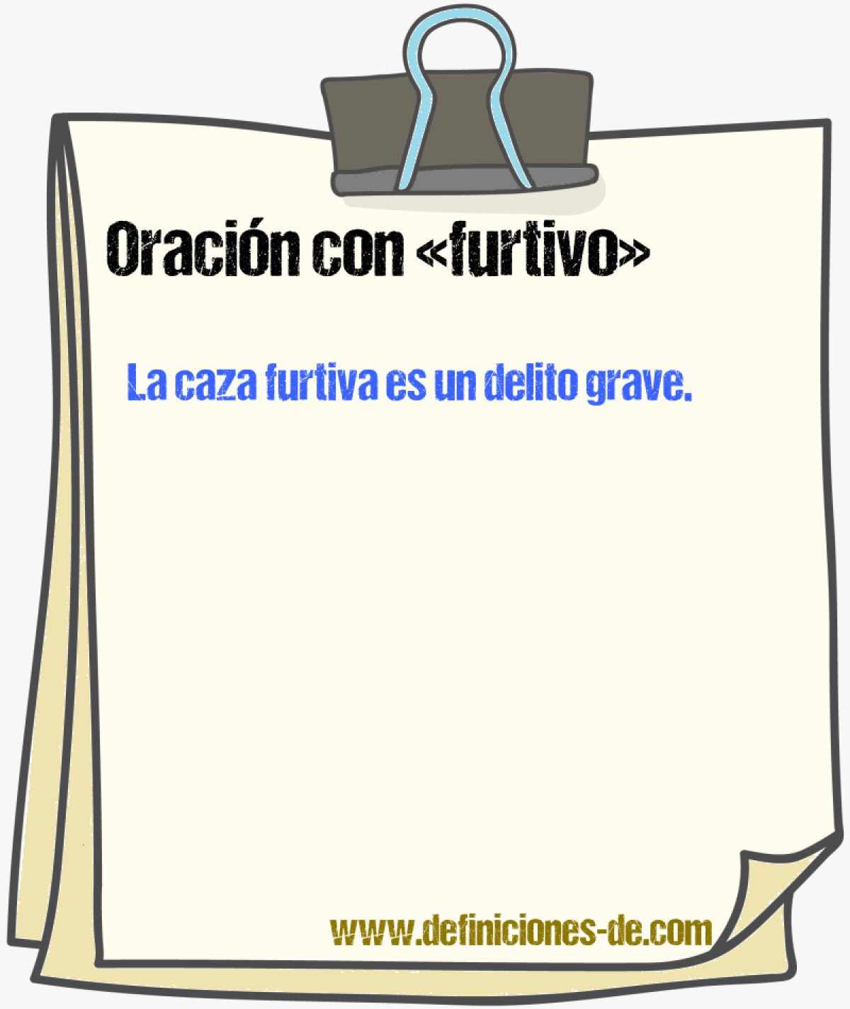 Ejemplos de oraciones con furtivo