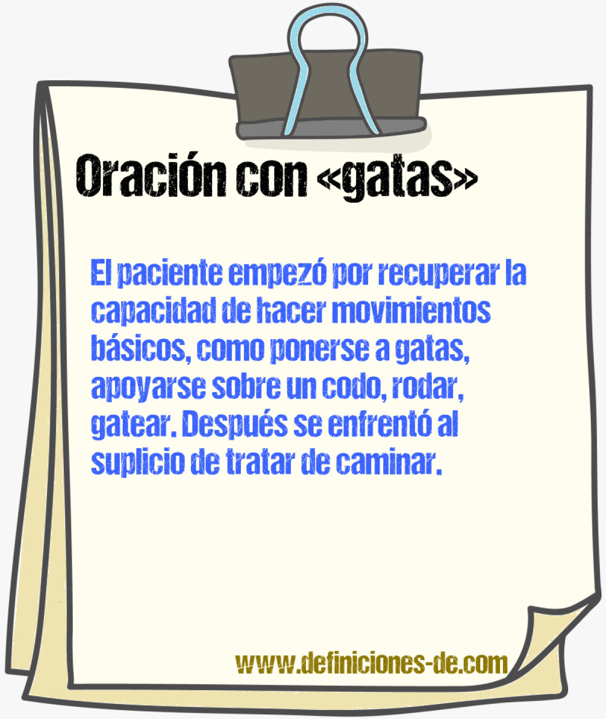 Ejemplos de oraciones con gatas