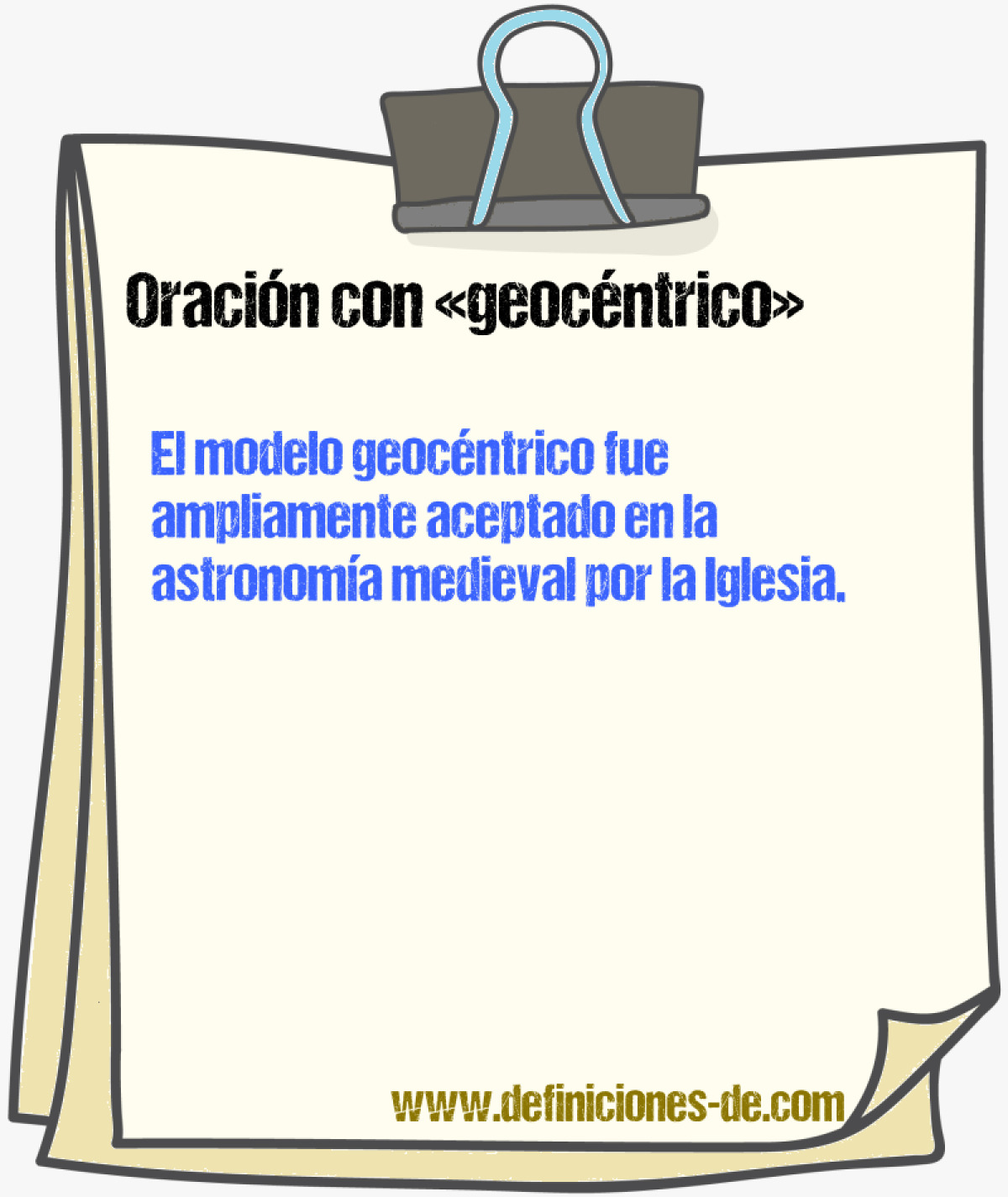 Ejemplos de oraciones con geocntrico