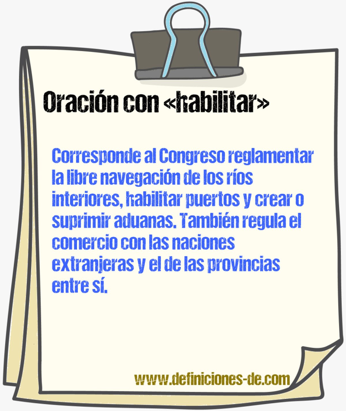 Ejemplos de oraciones con habilitar