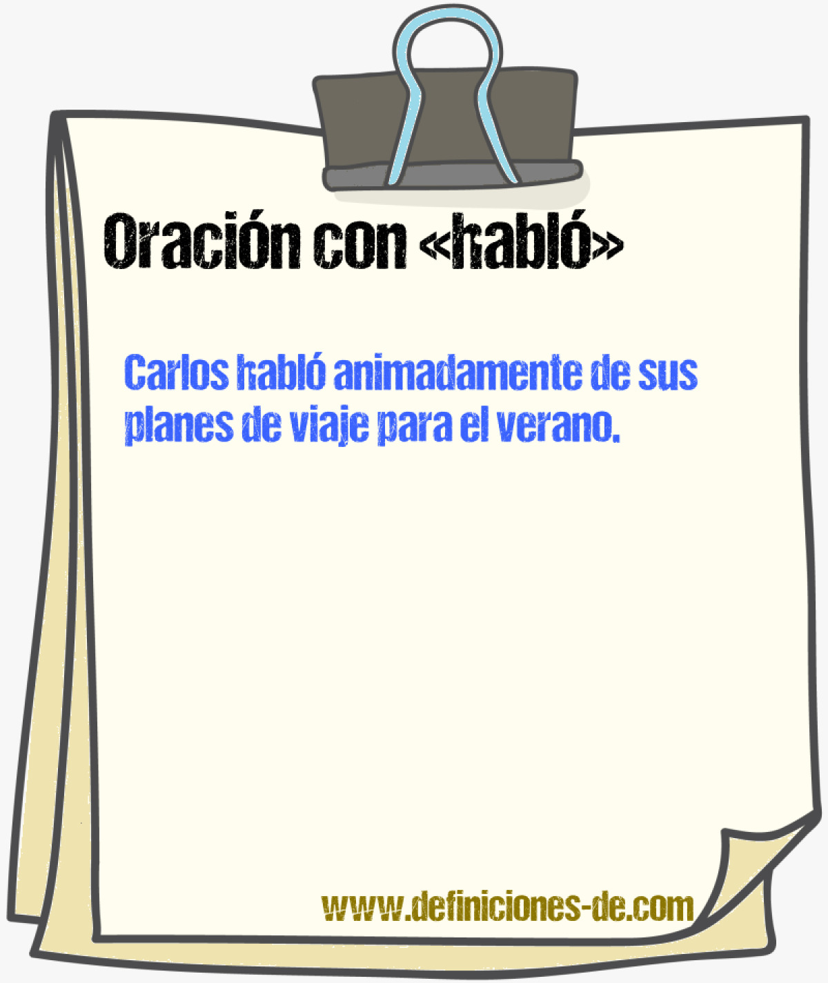 Ejemplos de oraciones con habl