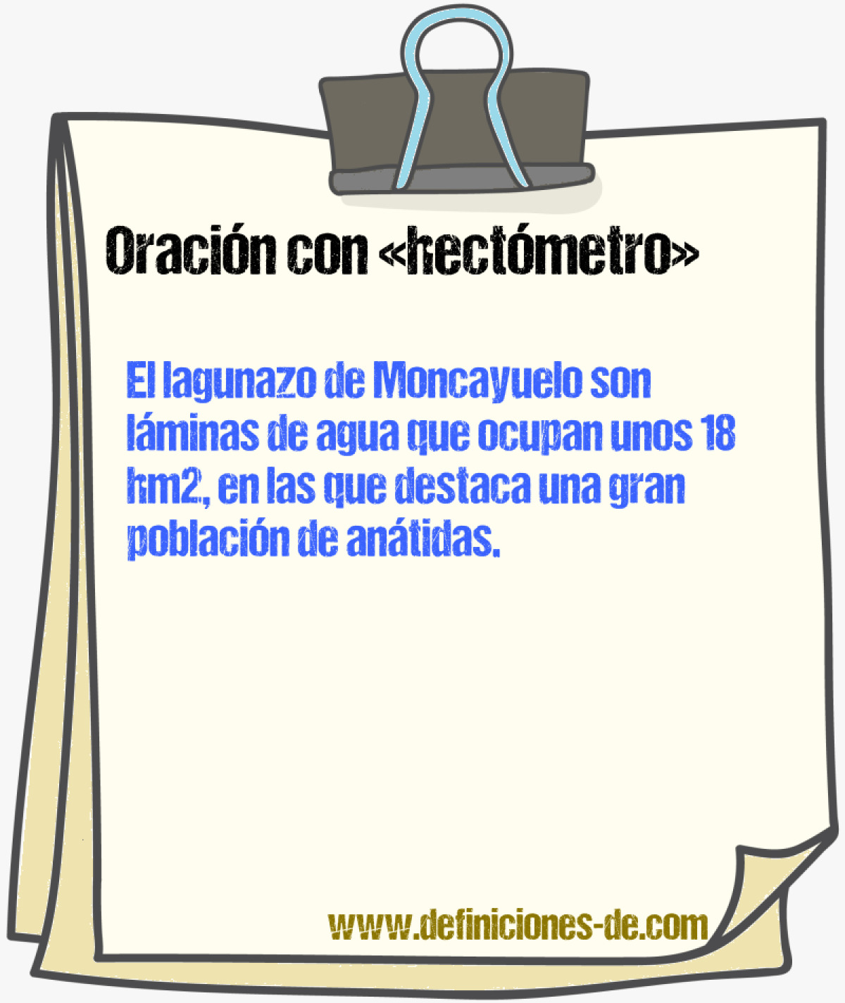 Ejemplos de oraciones con hectmetro