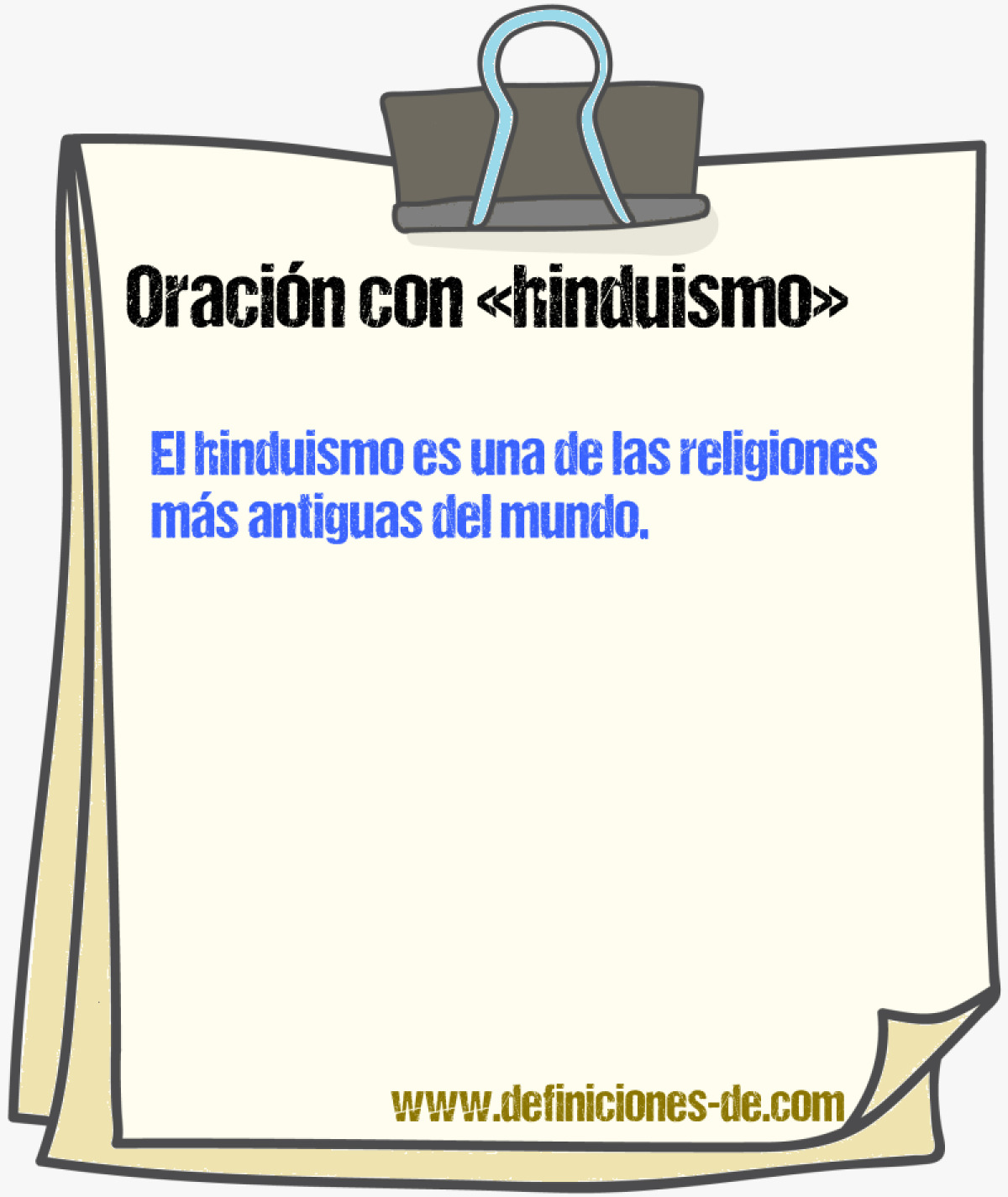 Ejemplos de oraciones con hinduismo