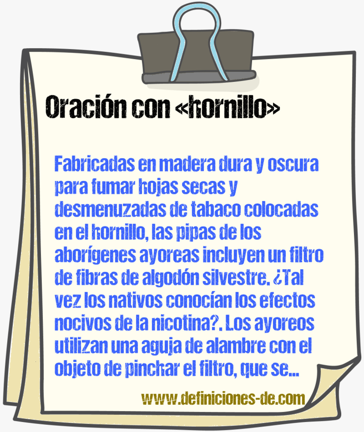 Ejemplos de oraciones con hornillo