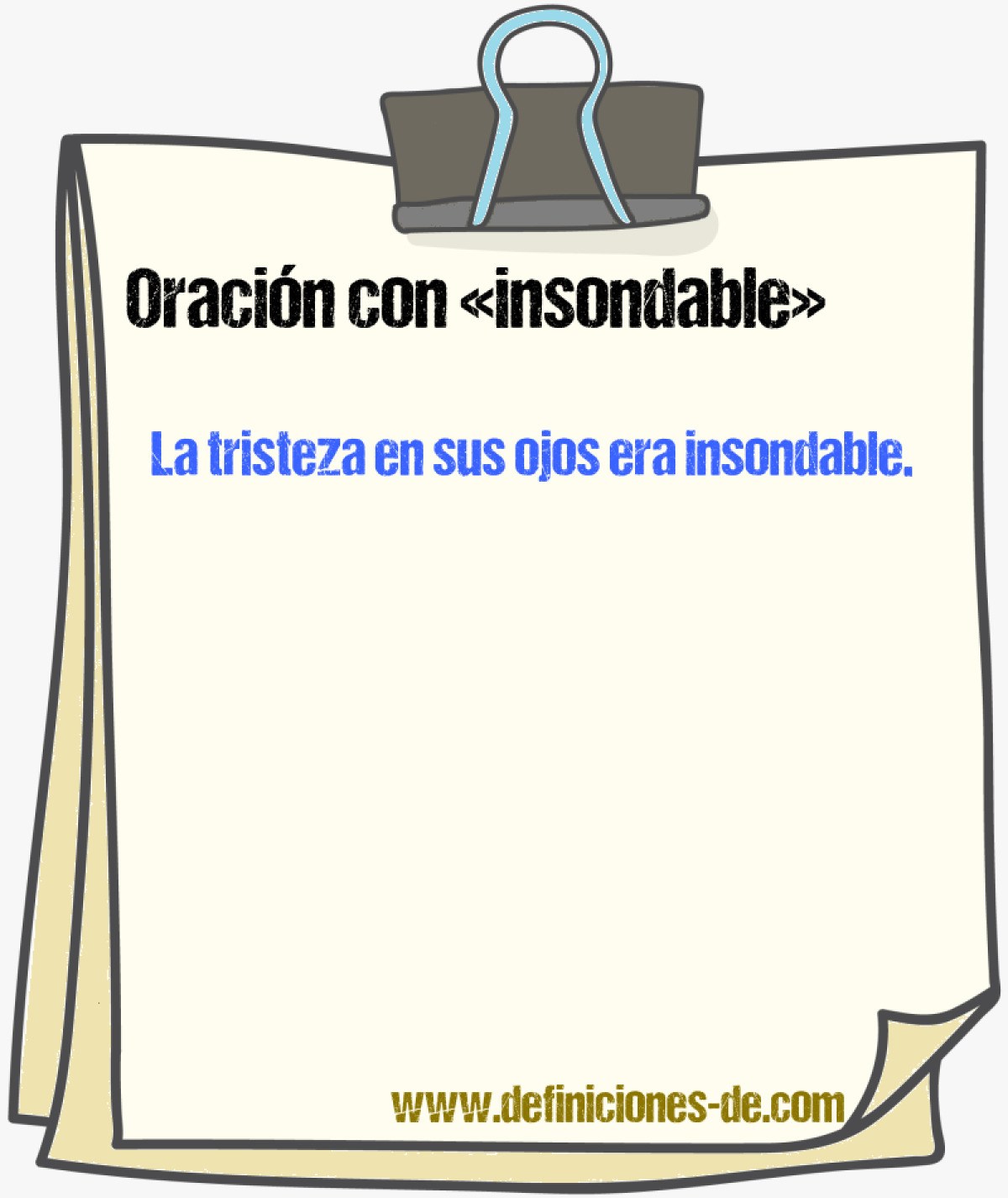 Ejemplos de oraciones con insondable