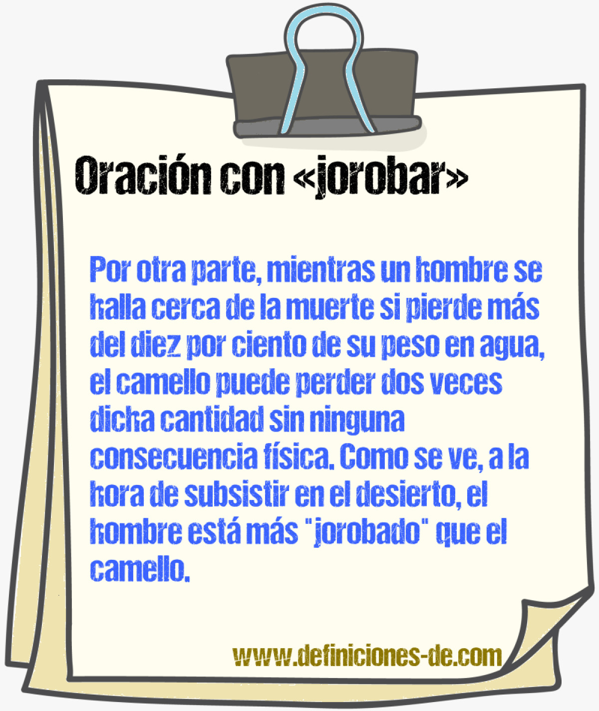 Ejemplos de oraciones con jorobar