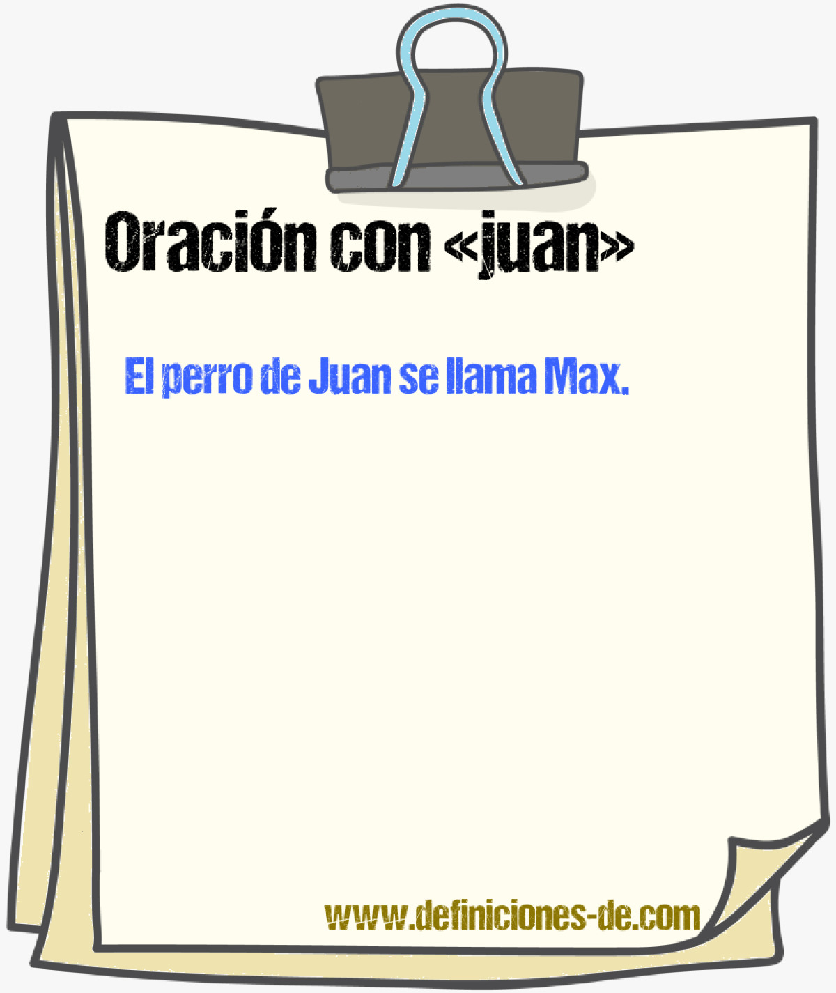 Ejemplos de oraciones con juan