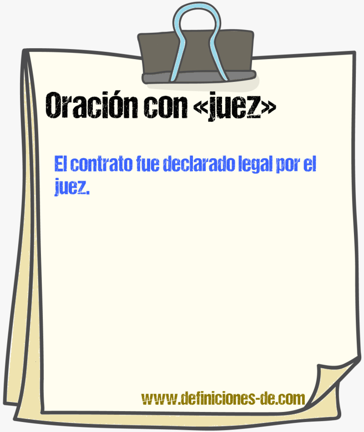 Ejemplos de oraciones con juez