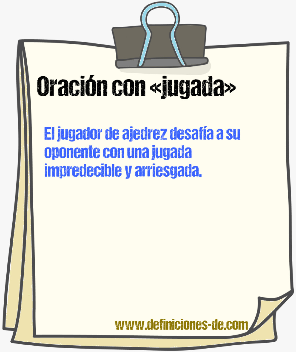 Ejemplos de oraciones con jugada