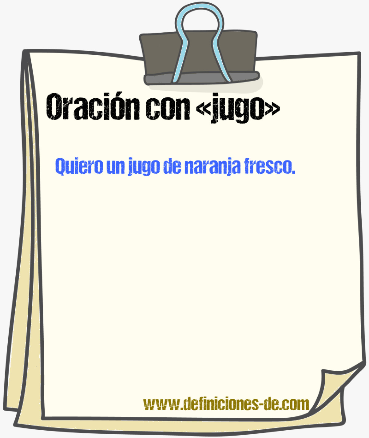 Ejemplos de oraciones con jugo