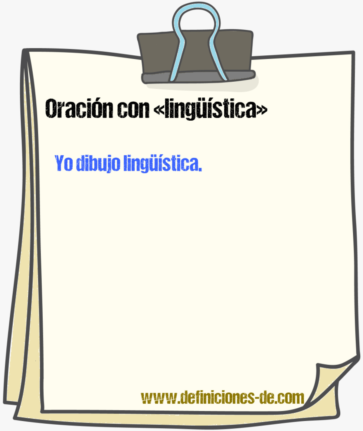 Ejemplos de oraciones con lingüística