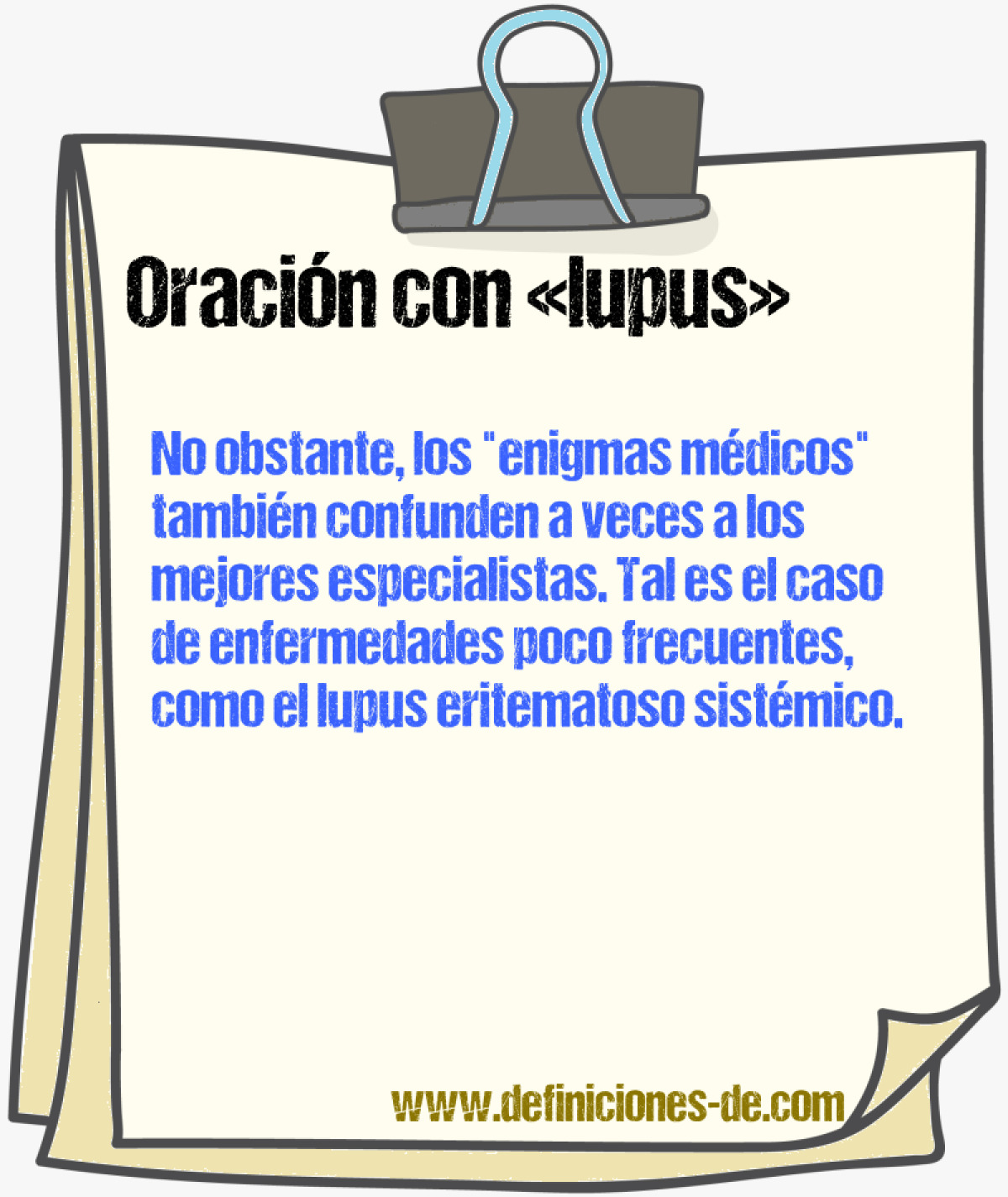 Ejemplos de oraciones con lupus