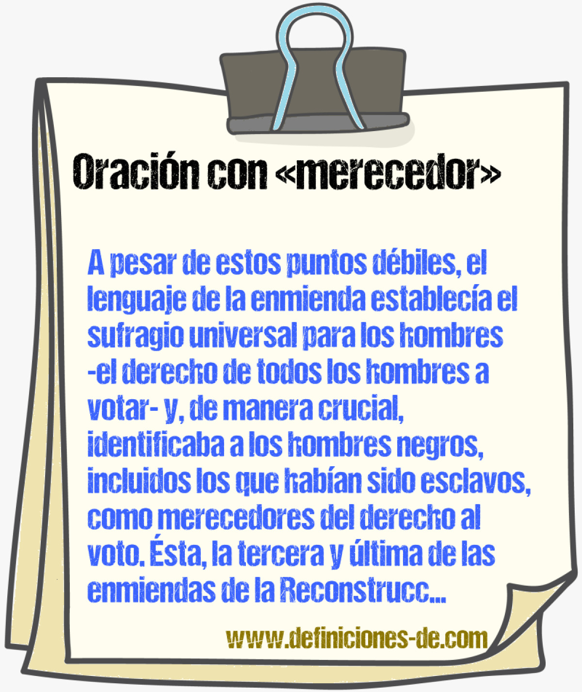 Ejemplos de oraciones con merecedor