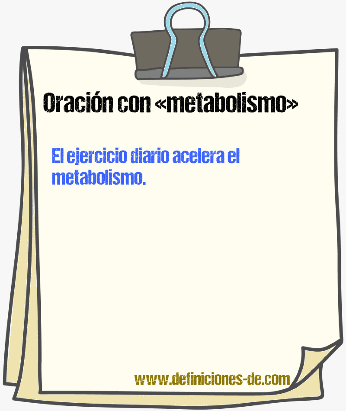 Ejemplos de oraciones con metabolismo