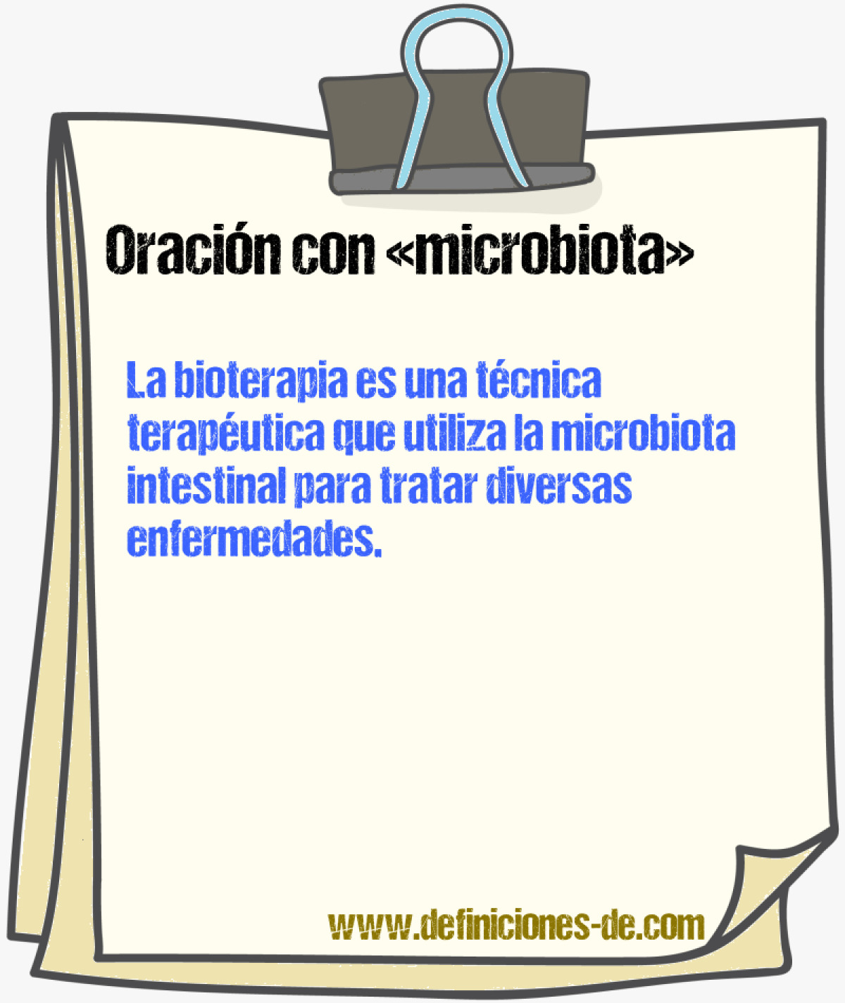 Ejemplos de oraciones con microbiota