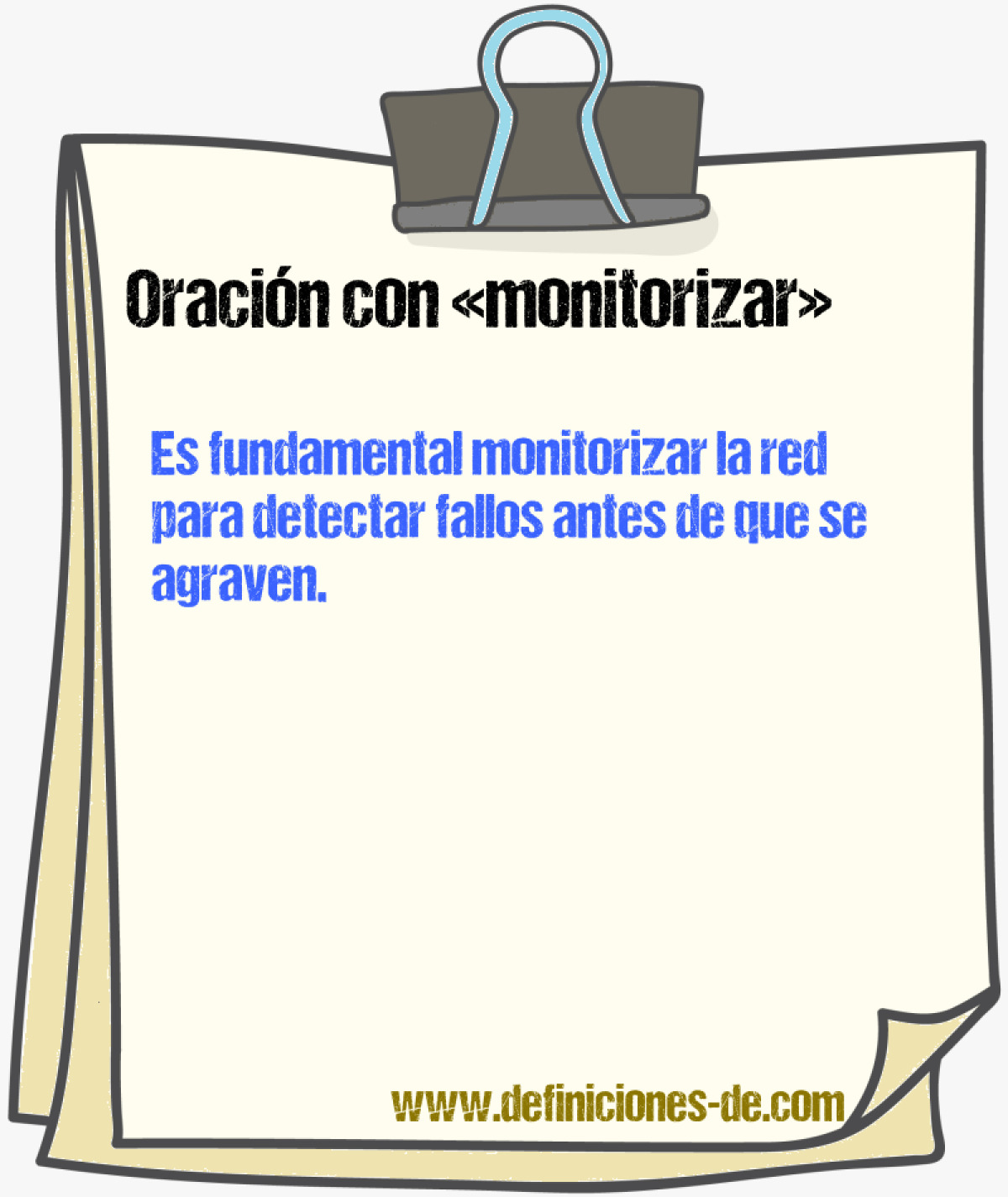 Ejemplos de oraciones con monitorizar