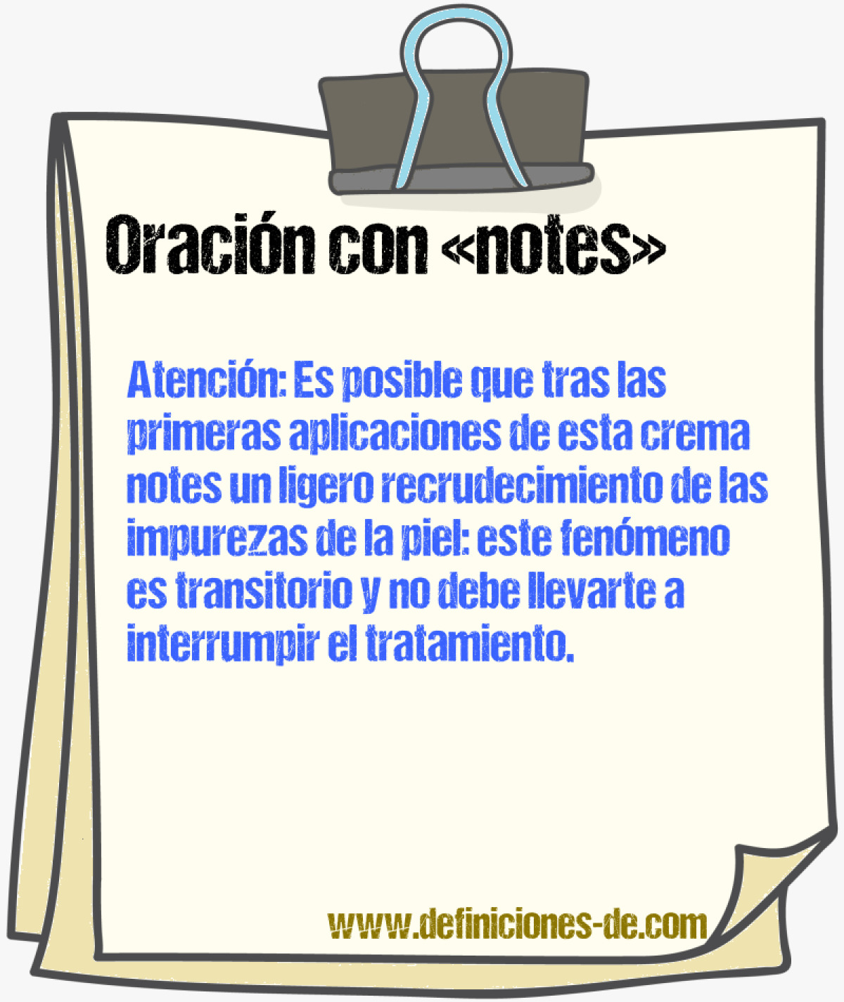 Ejemplos de oraciones con notes