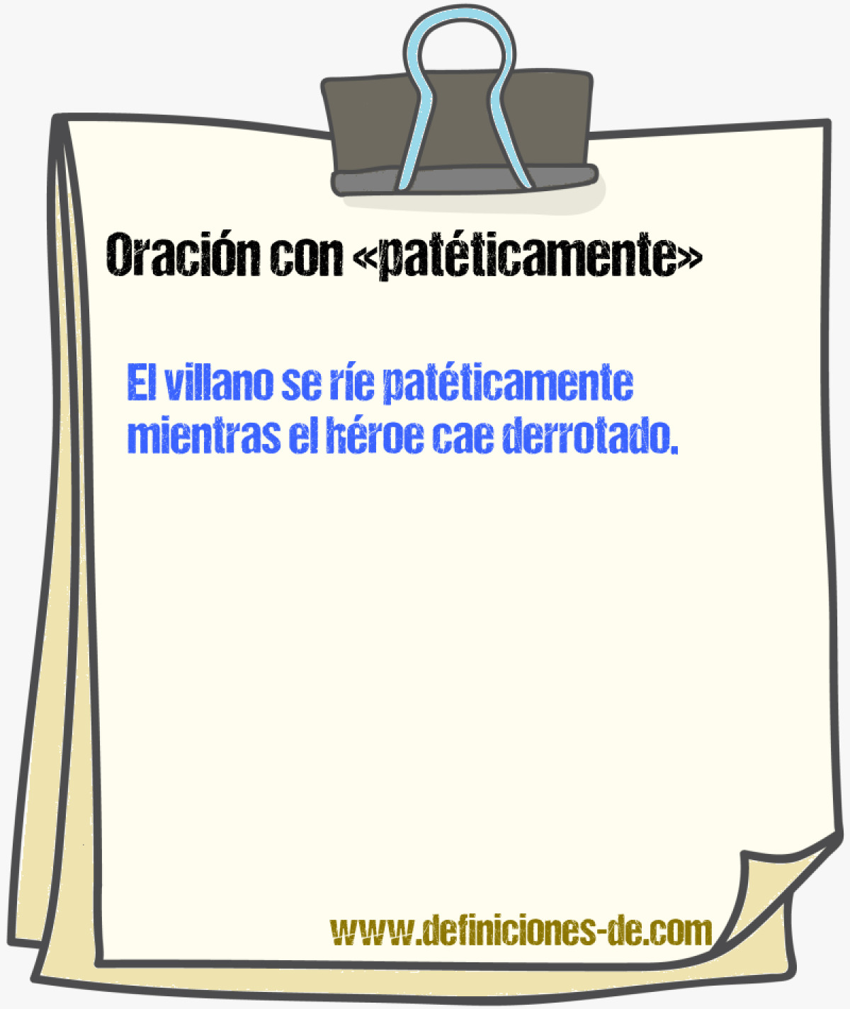 Ejemplos de oraciones con patticamente