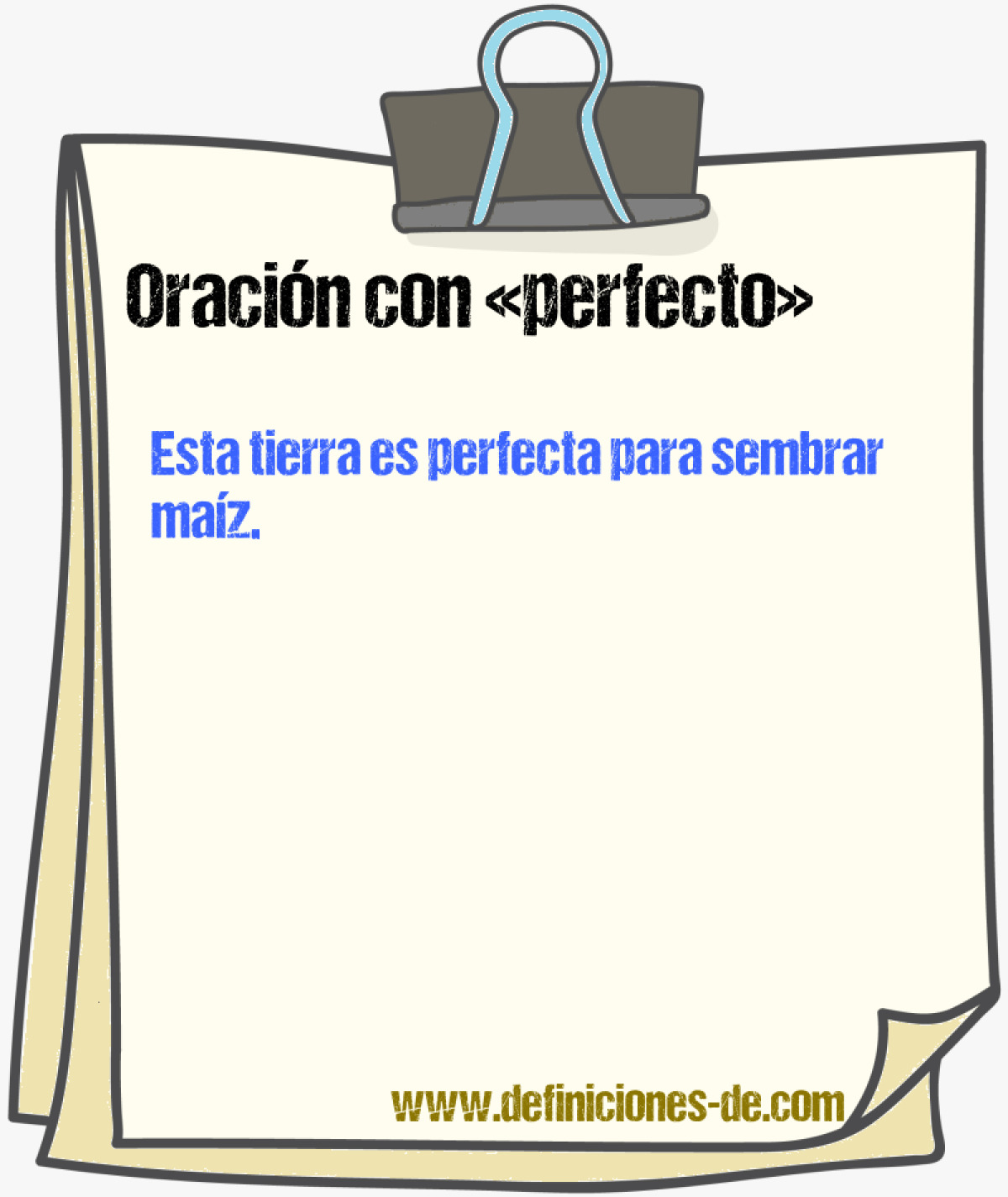 Ejemplos de oraciones con perfecto