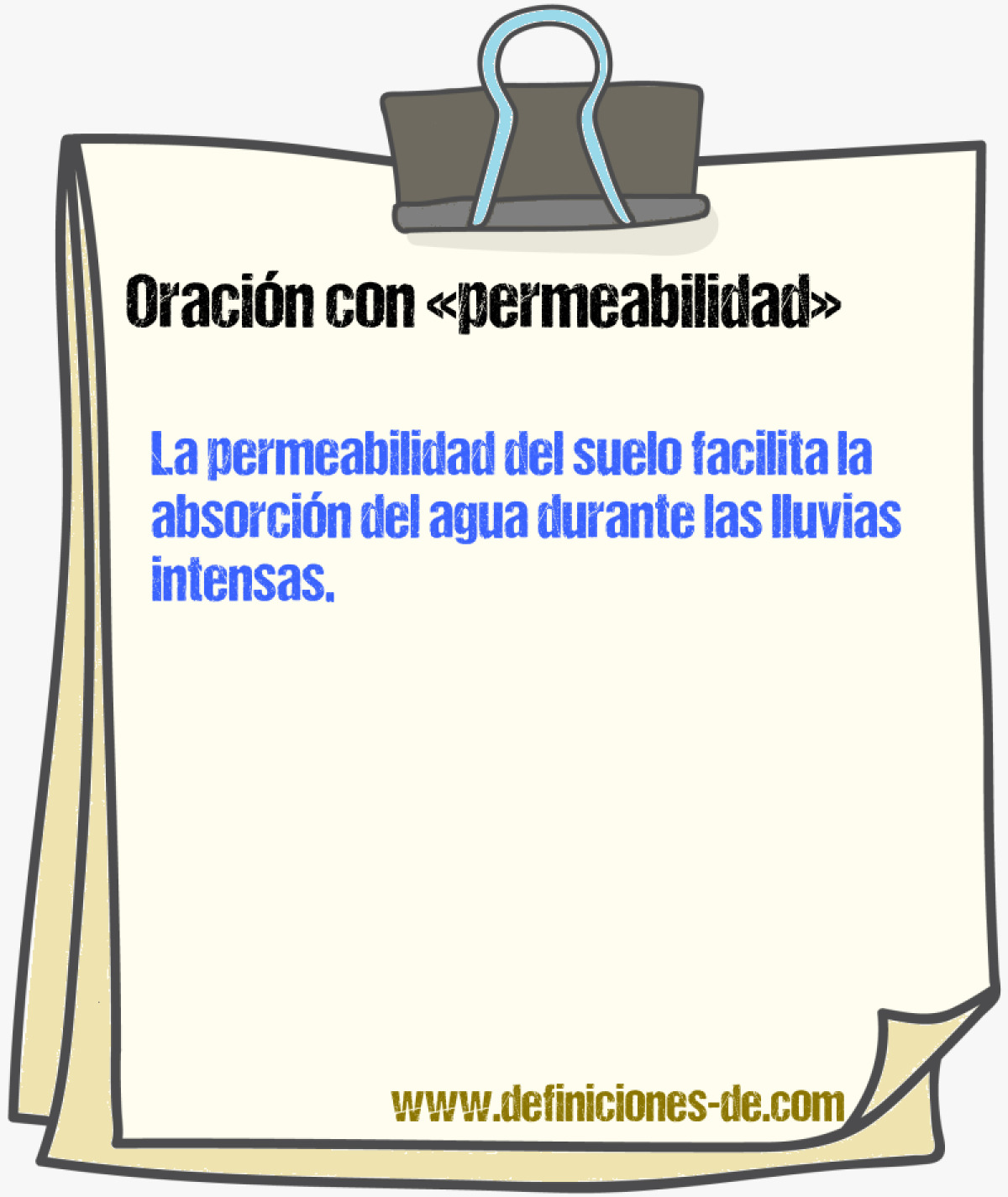 Ejemplos de oraciones con permeabilidad