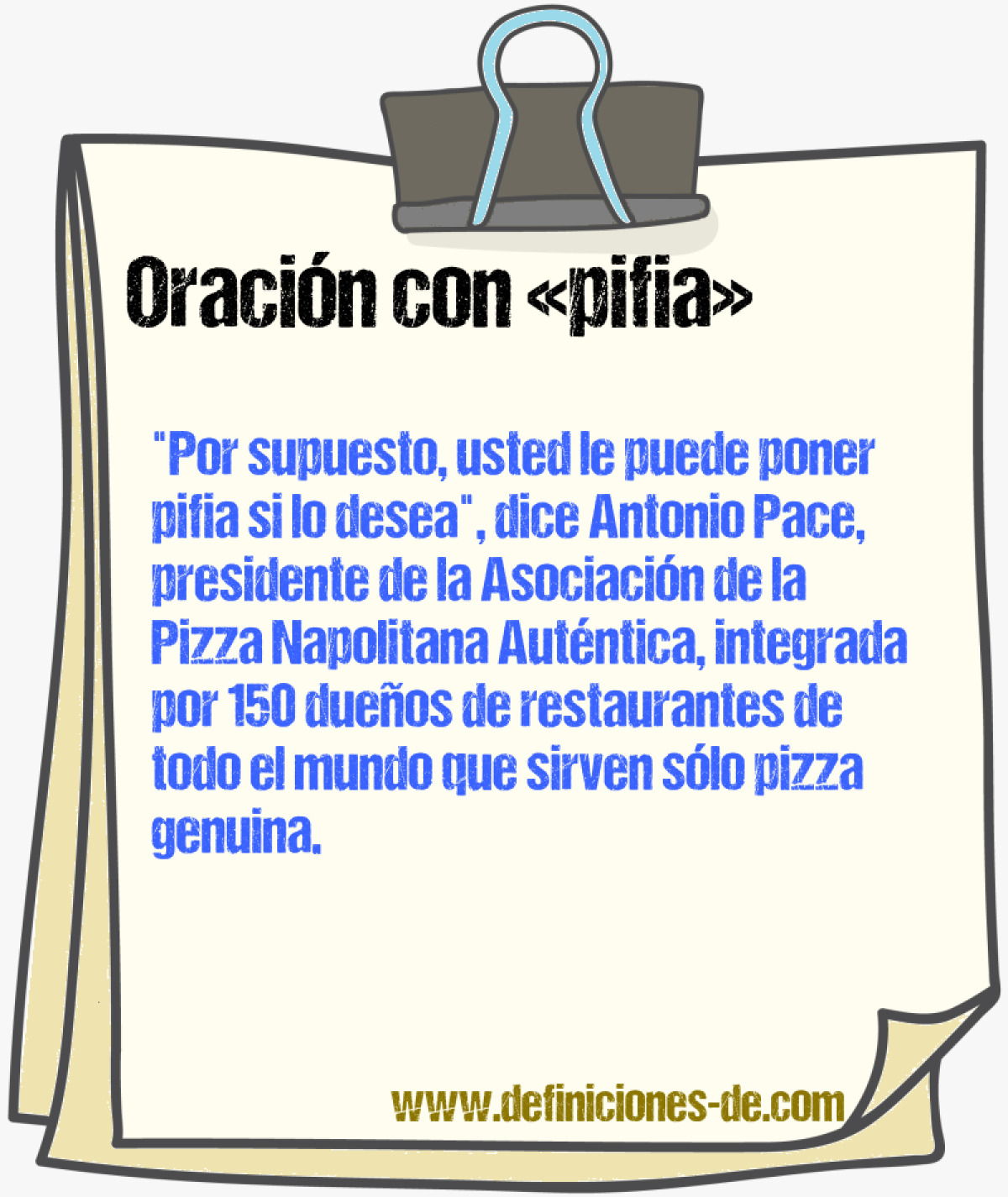 Ejemplos de oraciones con pifia