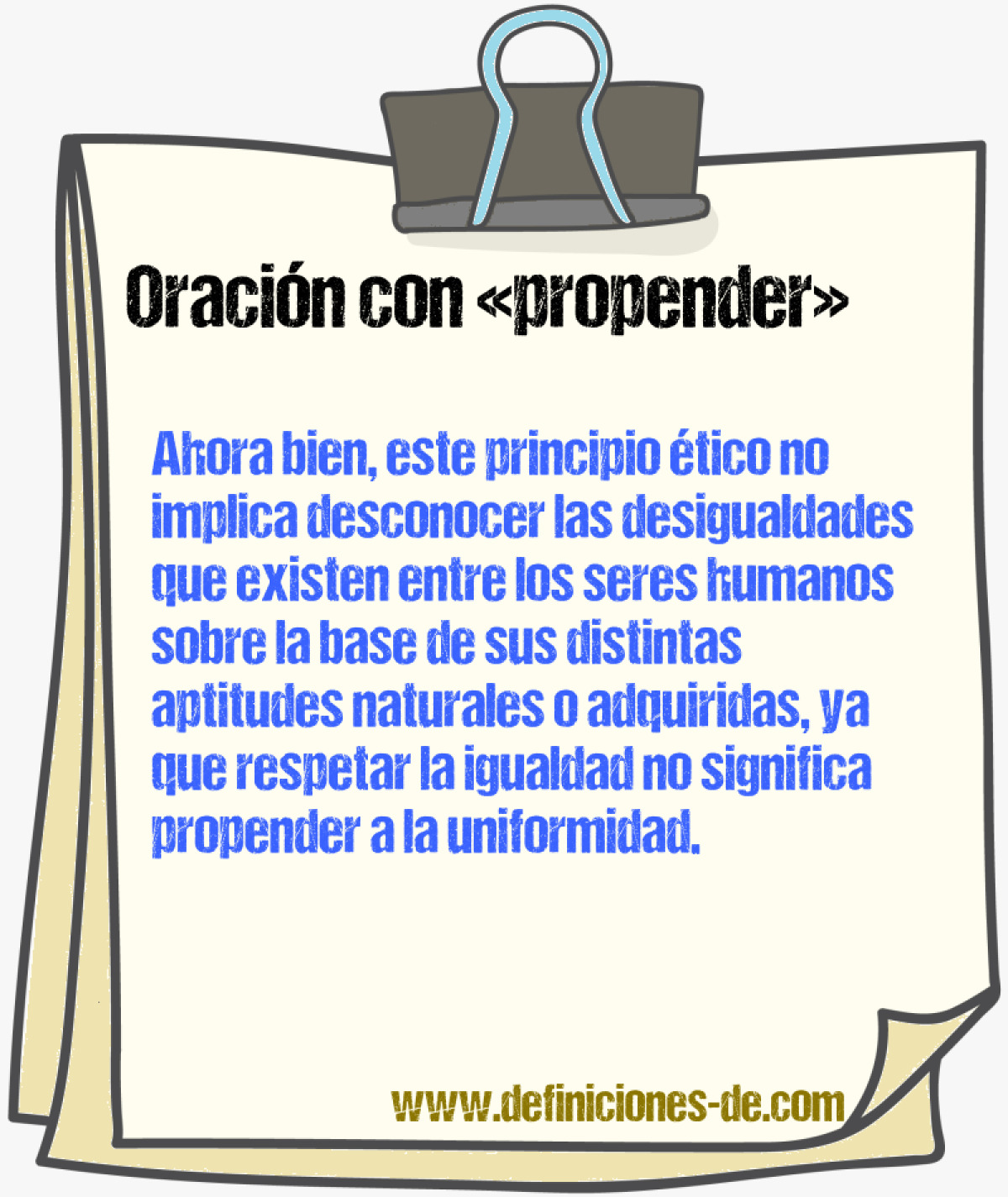 Ejemplos de oraciones con propender