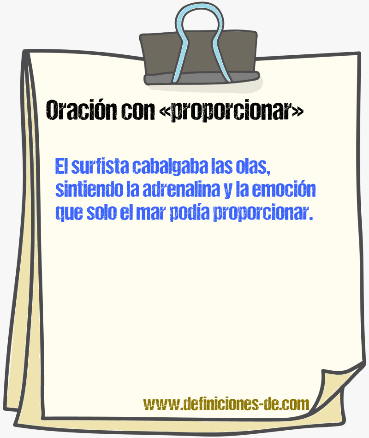 Ejemplos de oraciones con proporcionar