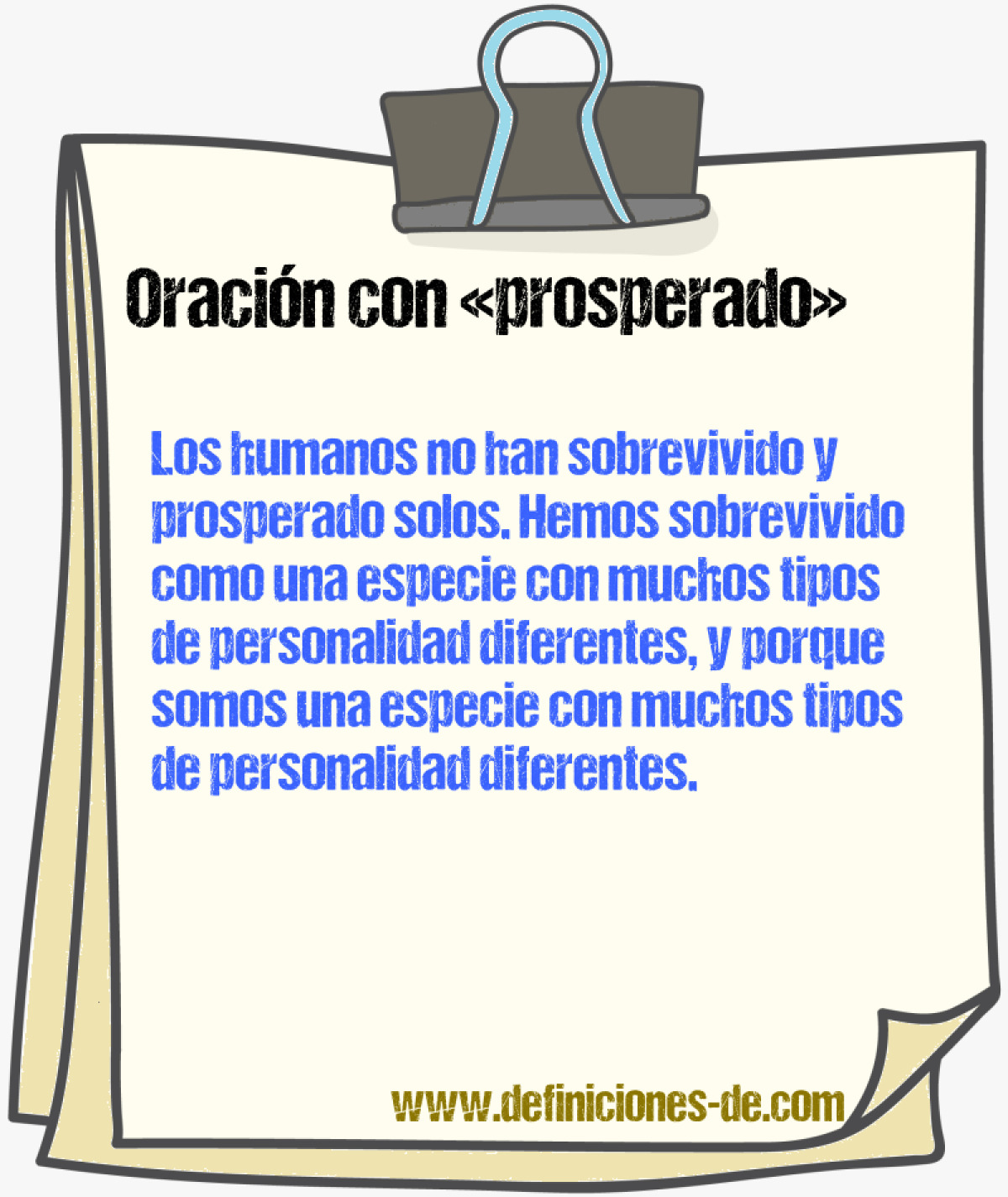 Ejemplos de oraciones con prosperado