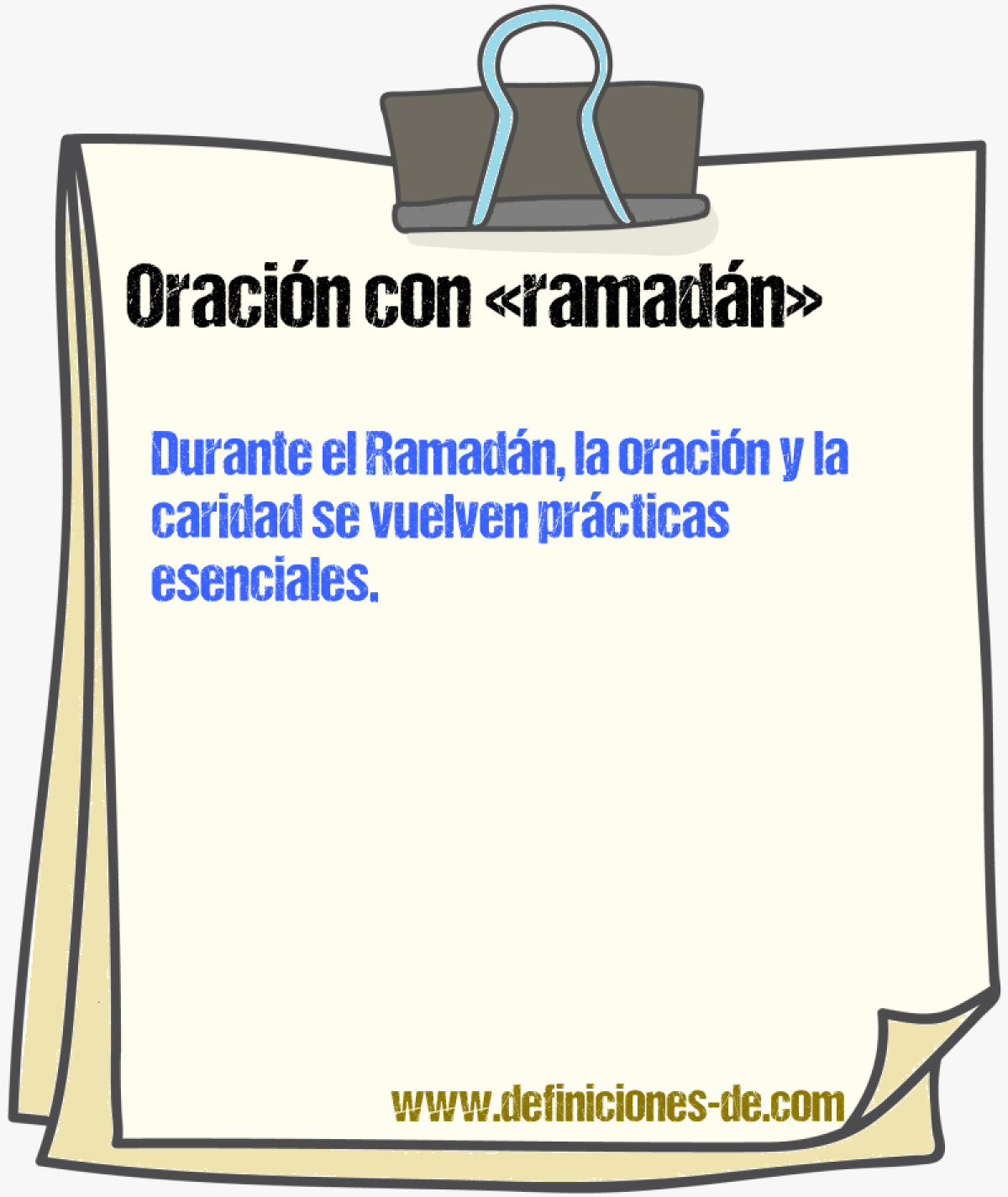 Ejemplos de oraciones con ramadn