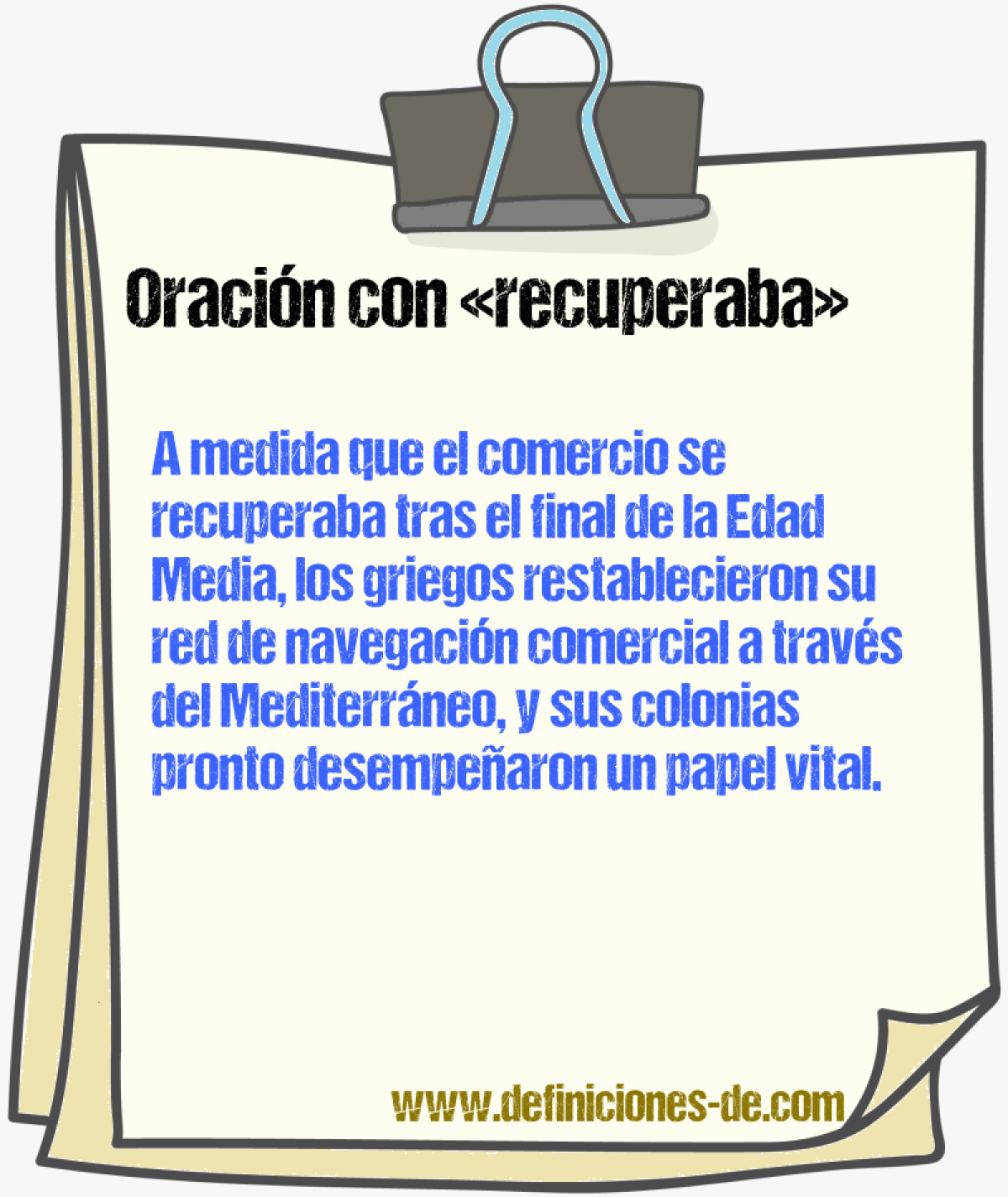 Ejemplos de oraciones con recuperaba