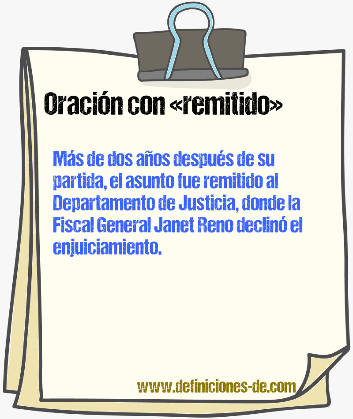 Ejemplos de oraciones con remitido