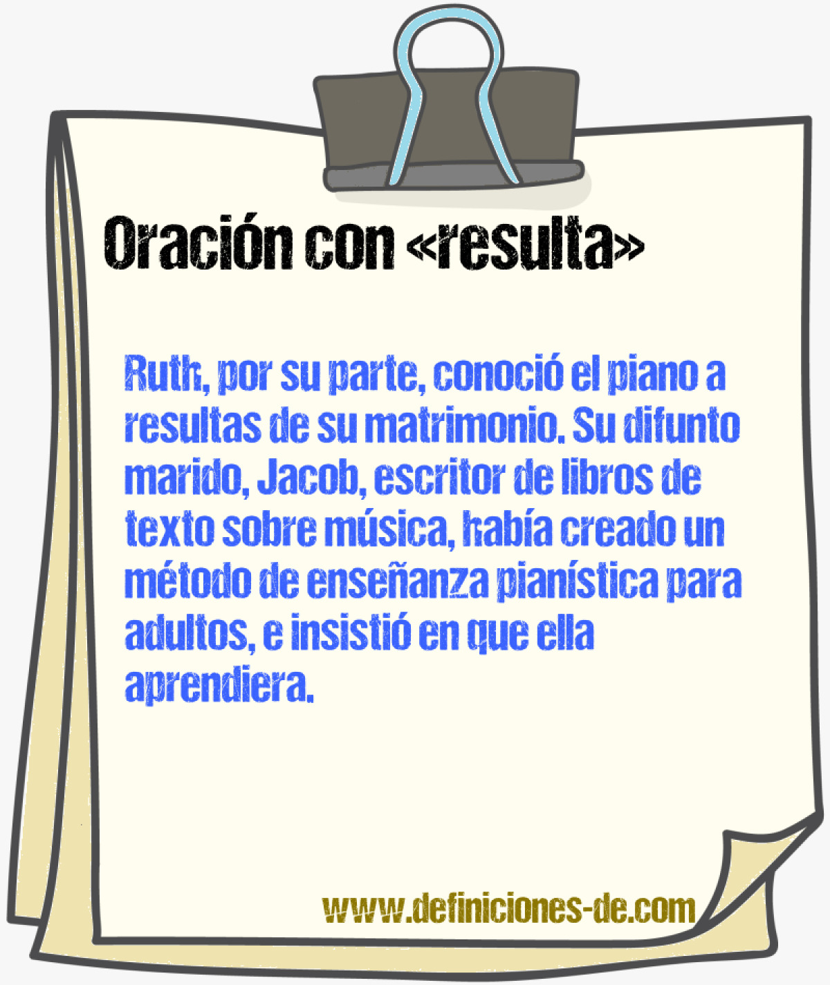 Ejemplos de oraciones con resulta