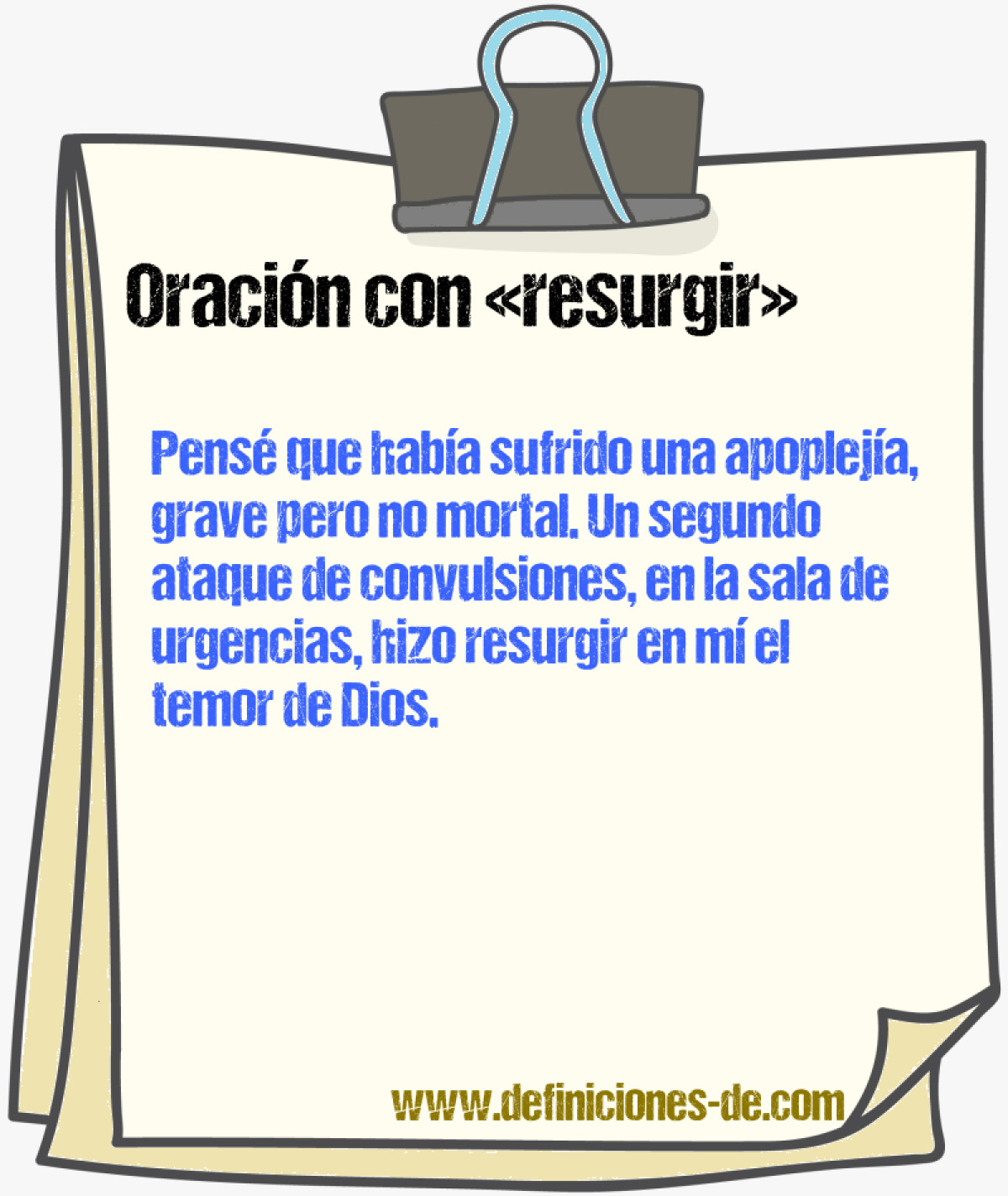 Ejemplos de oraciones con resurgir