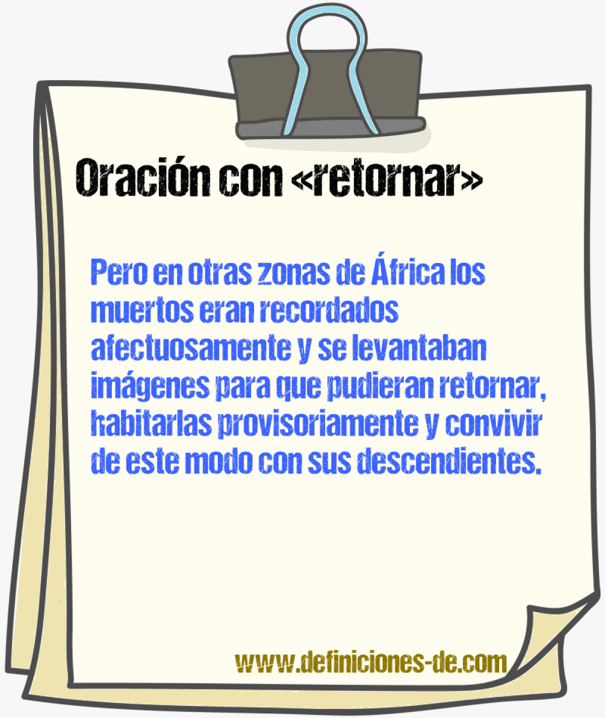 Ejemplos de oraciones con retornar