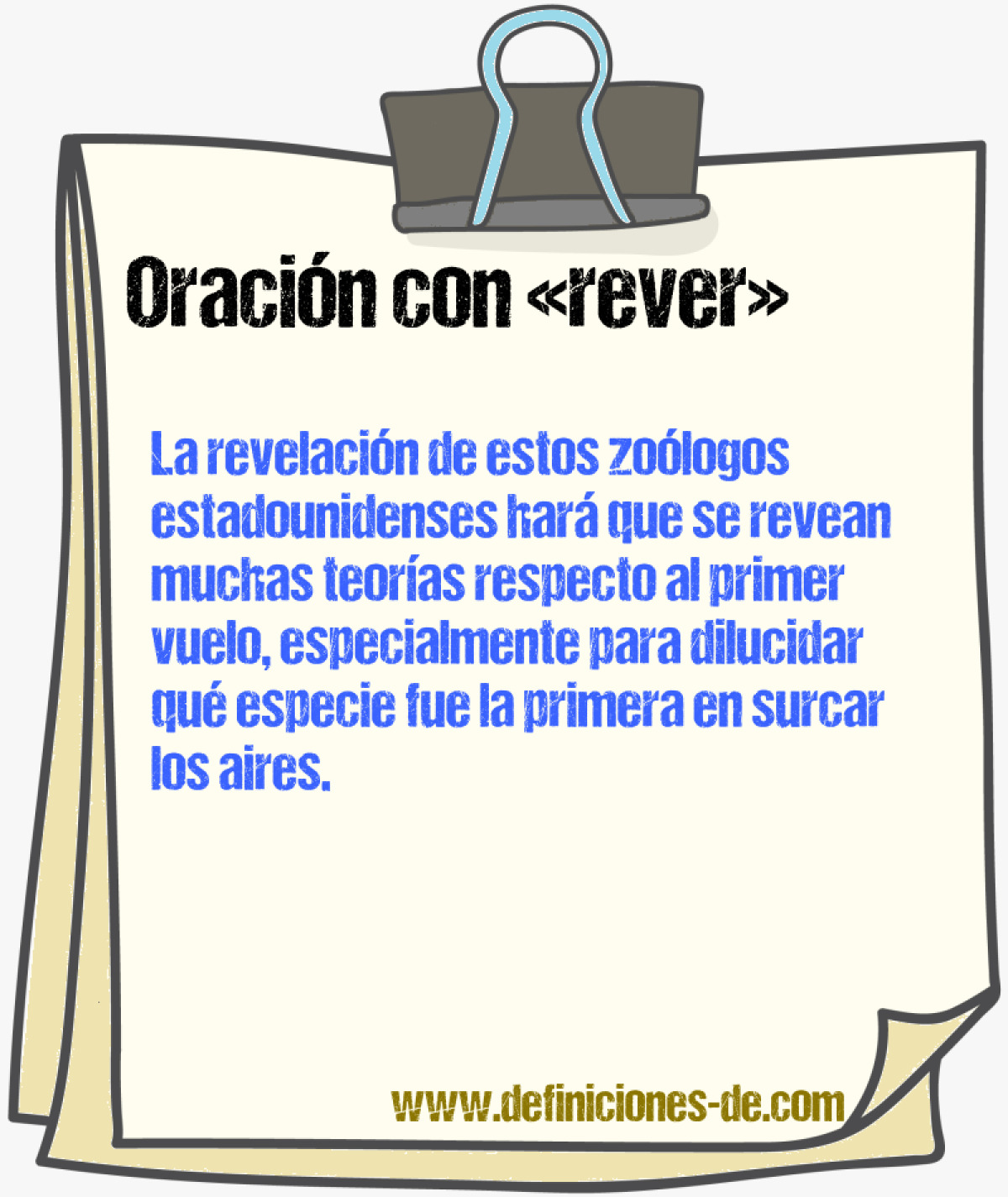 Ejemplos de oraciones con rever