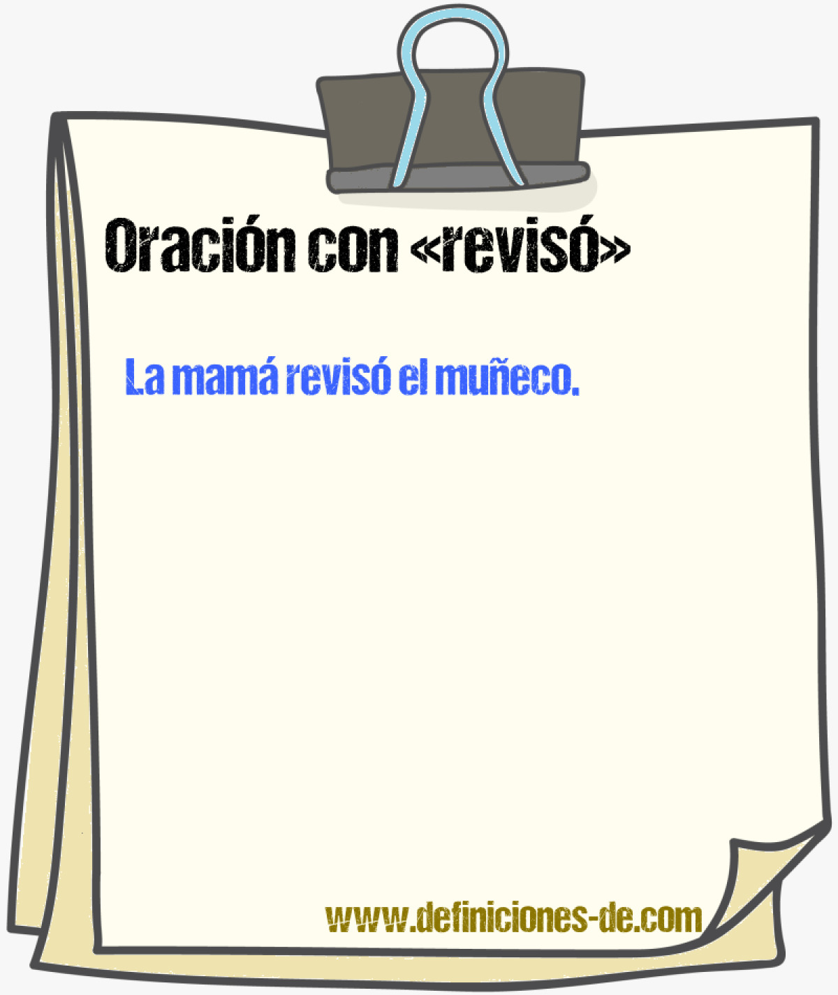 Ejemplos de oraciones con revis�