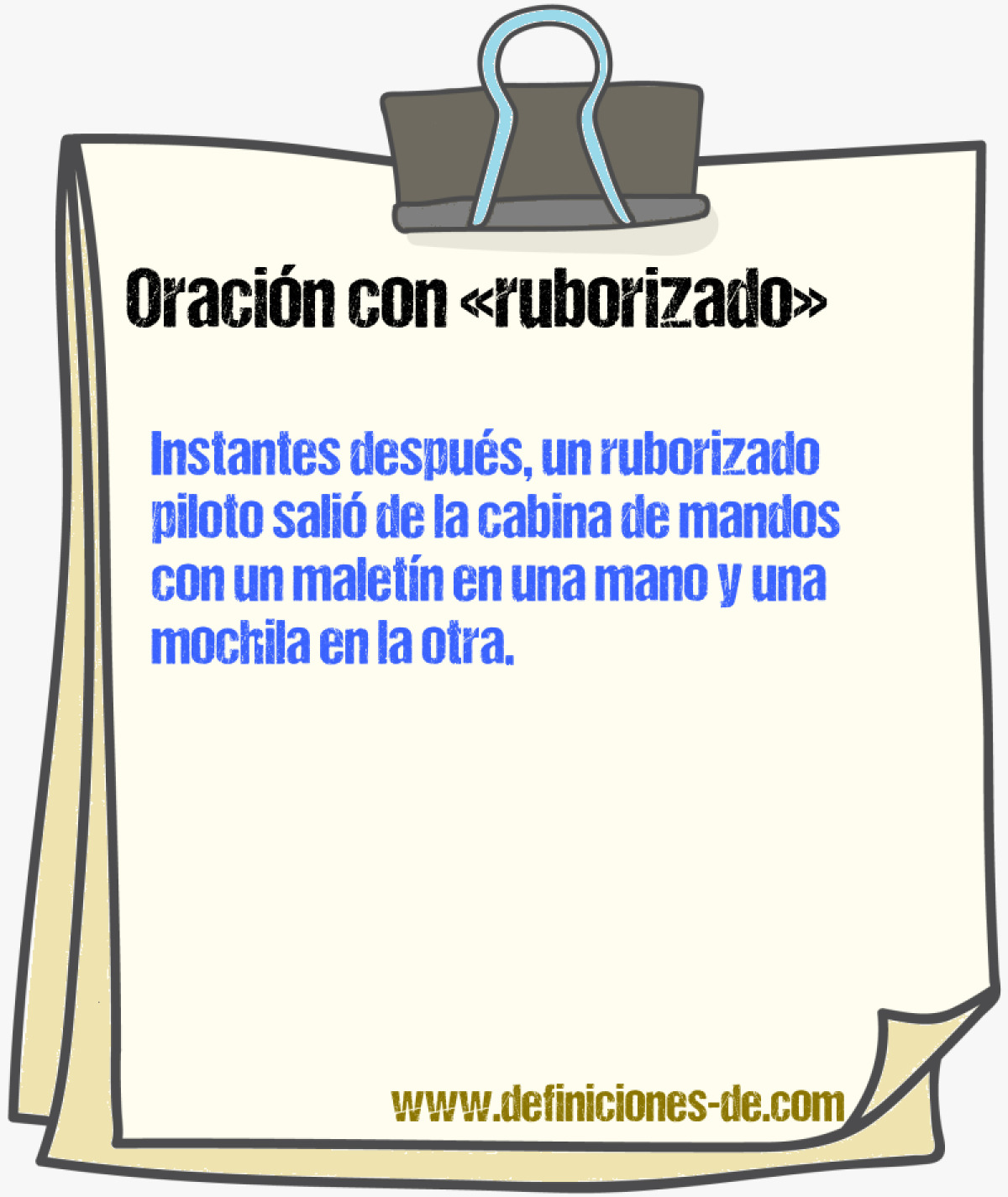 Ejemplos de oraciones con ruborizado