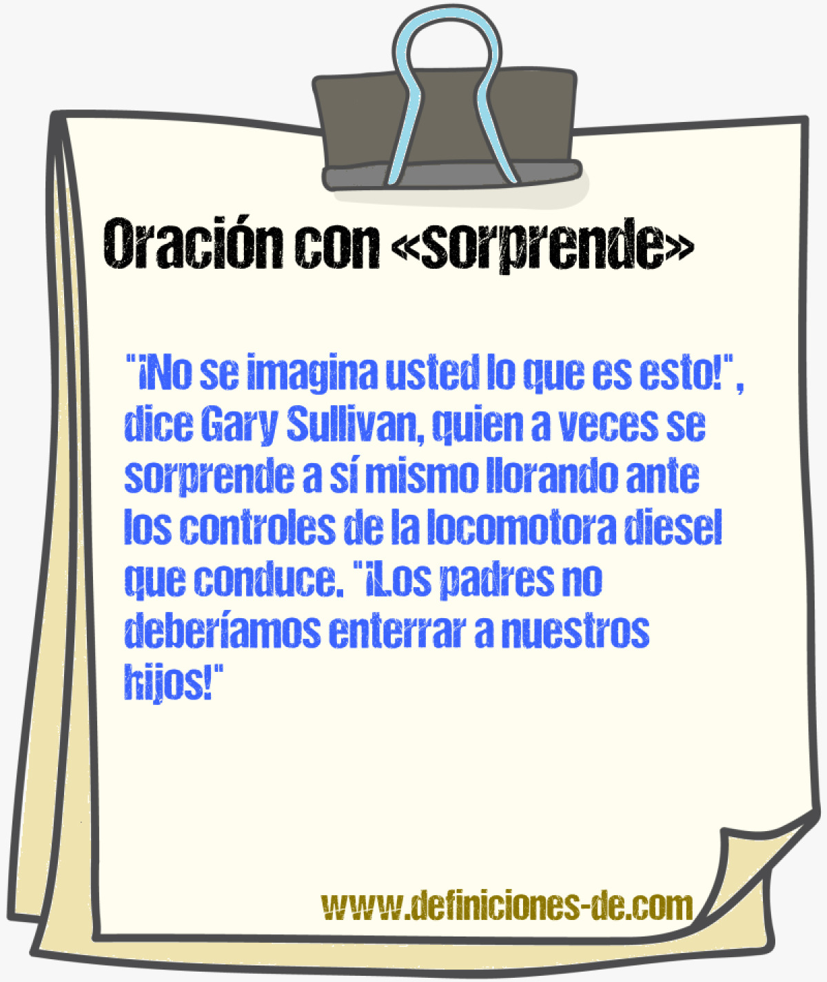 Ejemplos de oraciones con sorprende