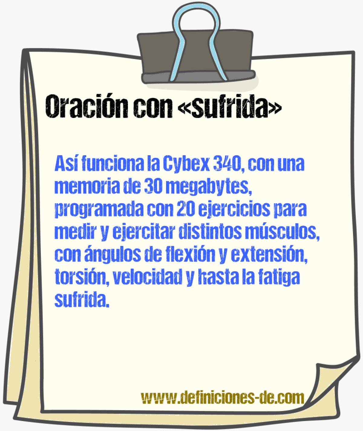 Ejemplos de oraciones con sufrida