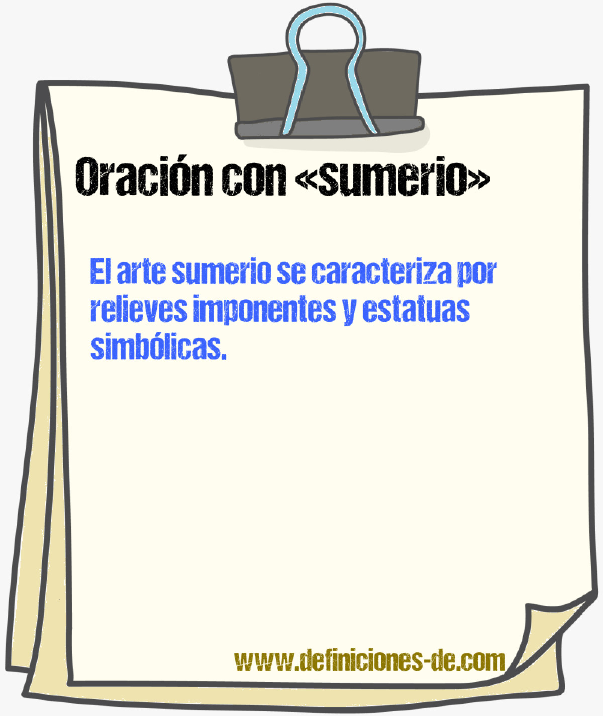 Ejemplos de oraciones con sumerio