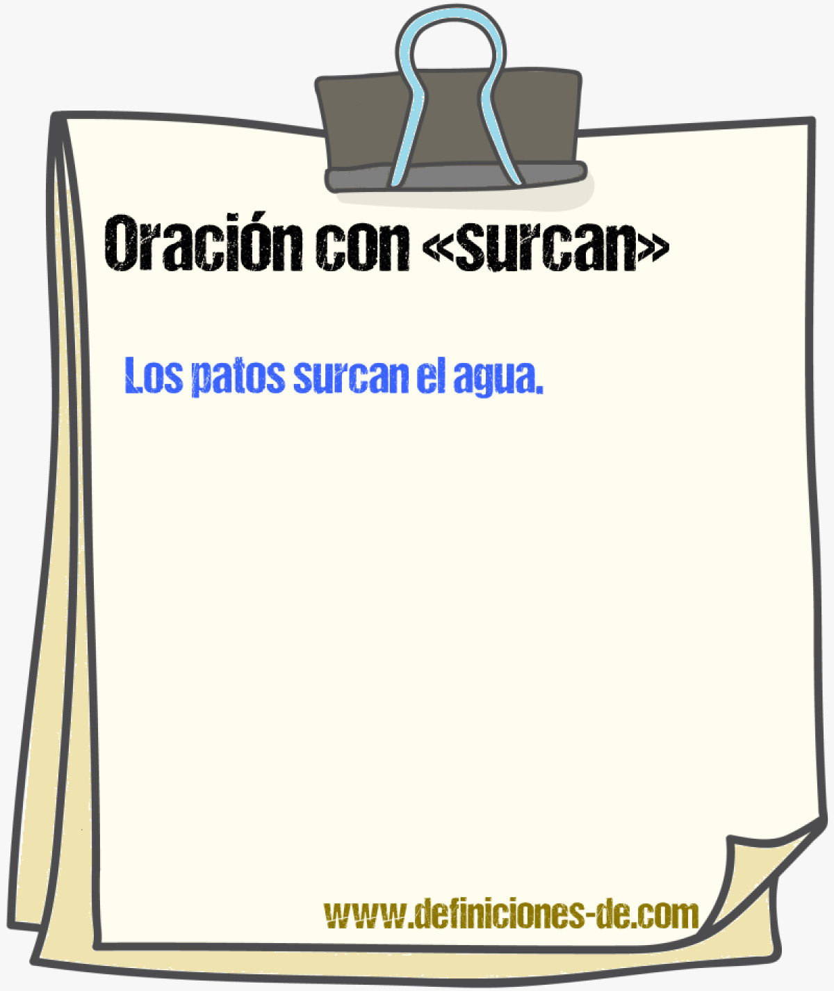 Ejemplos de oraciones con surcan