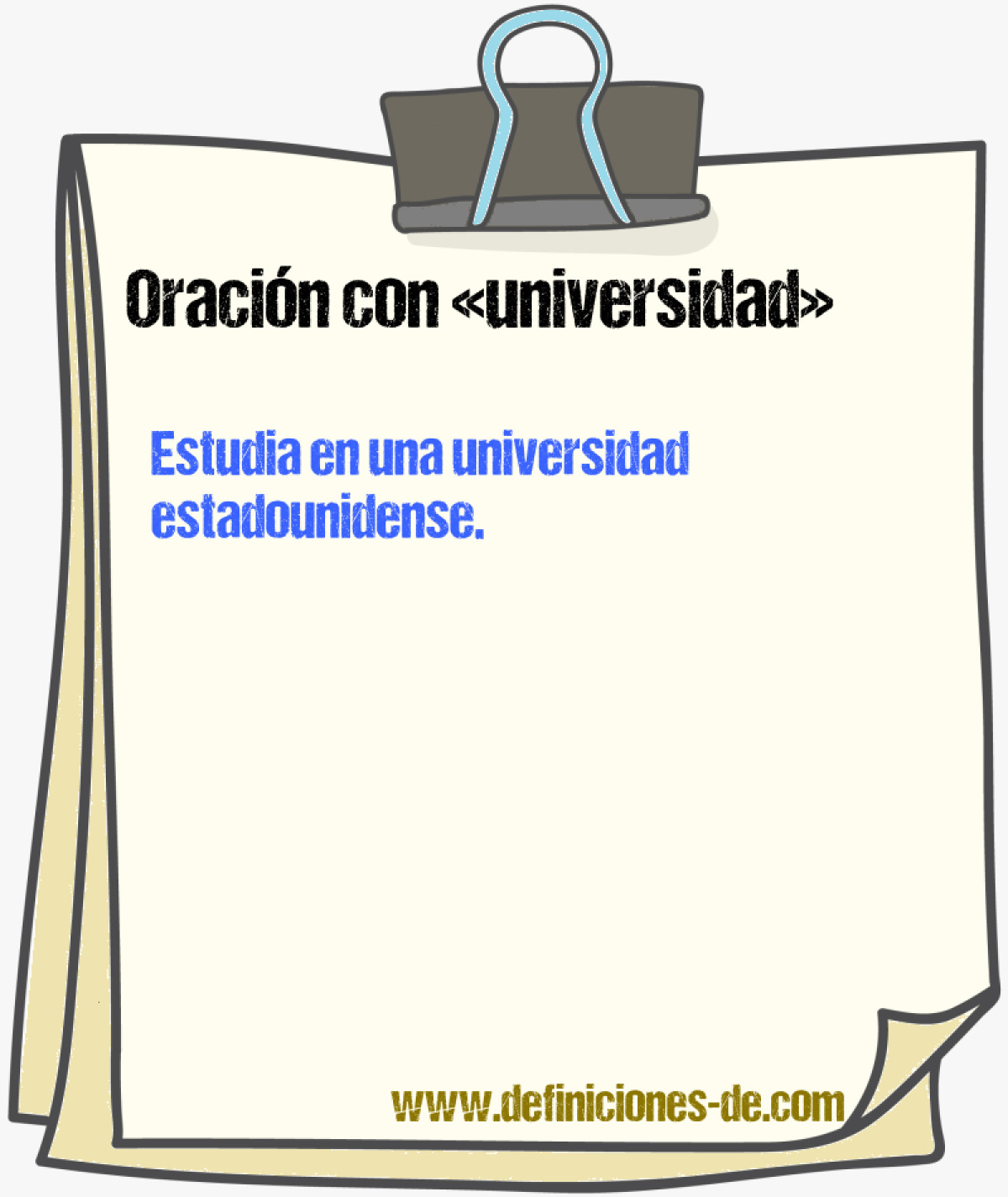 Ejemplos de oraciones con universidad