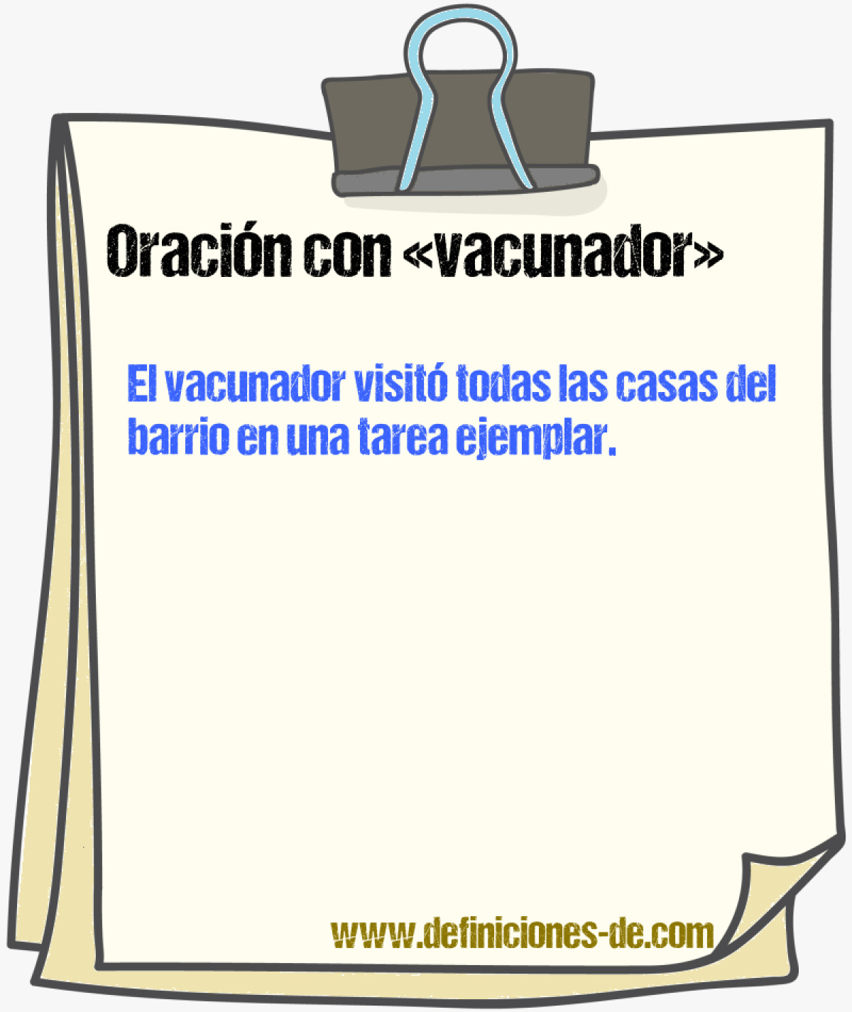 Ejemplos de oraciones con vacunador