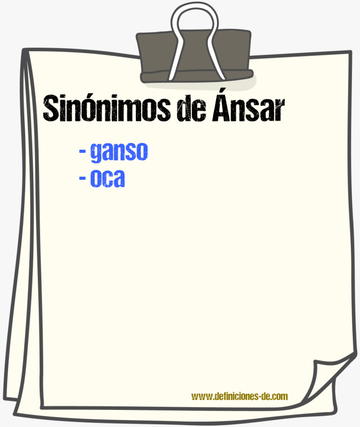 Sinnimos de nsar