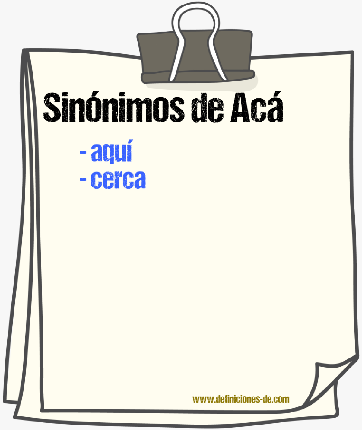 Sinnimos de ac